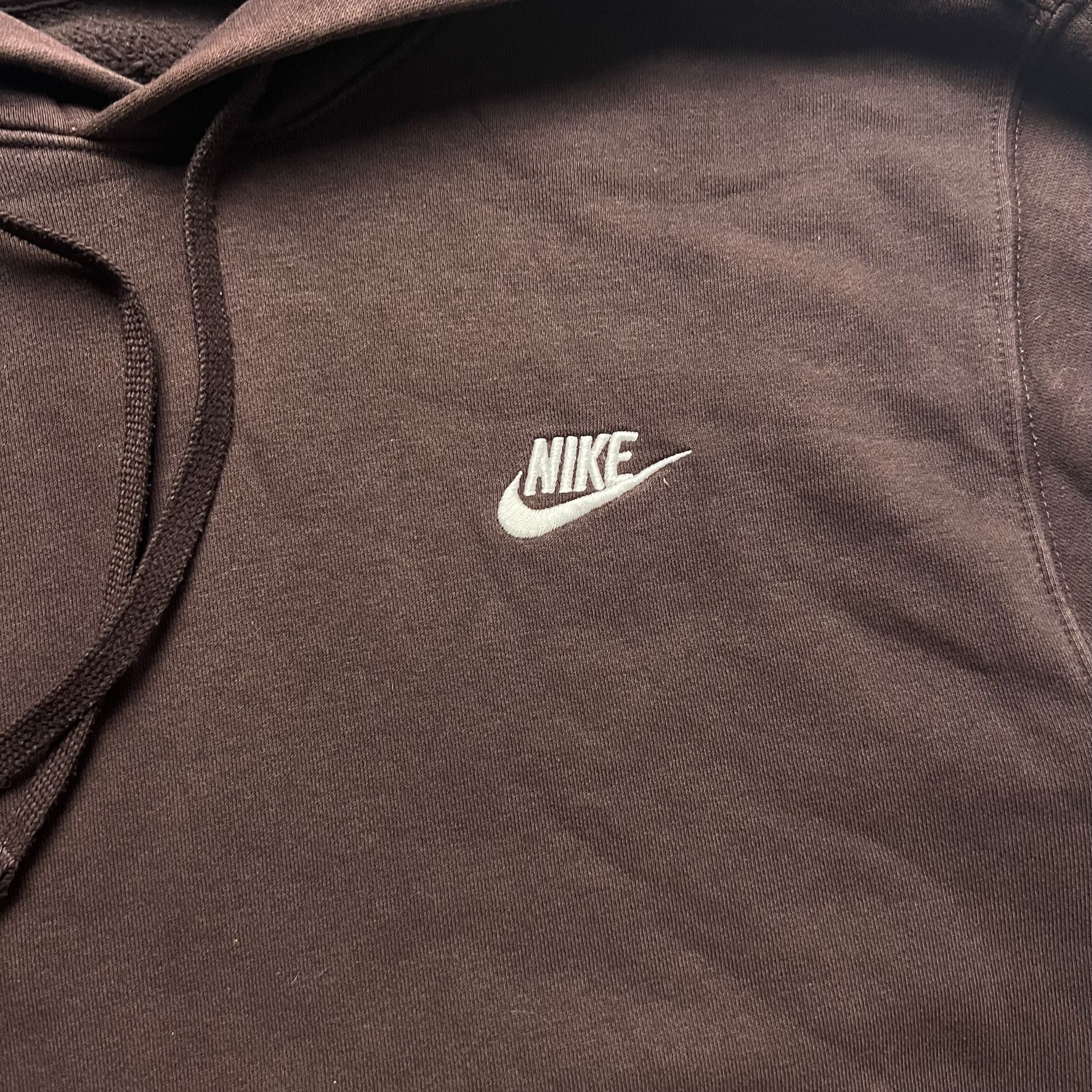 Nike Nike Vintage Brown Hoodie Swoosh 90s retro Size US S / EU 44-46 / 1 - 4 Thumbnail