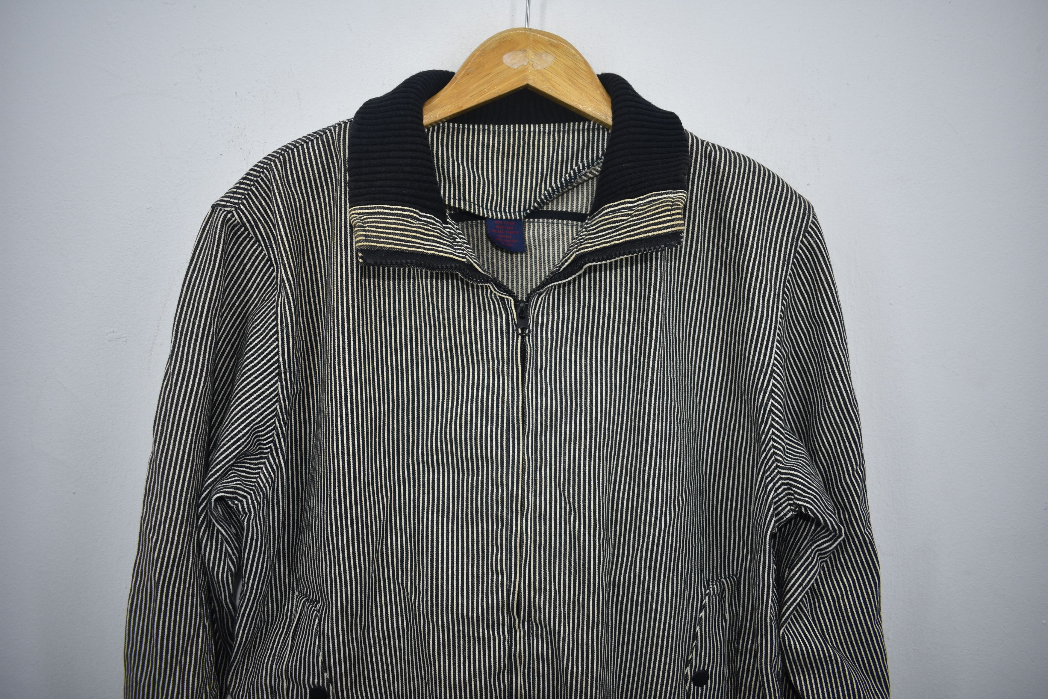 Vintage VINTAGE HICKORY STRIPE WORKERS JACKET Size US M / EU 48-50 / 2 - 2 Thumbnail