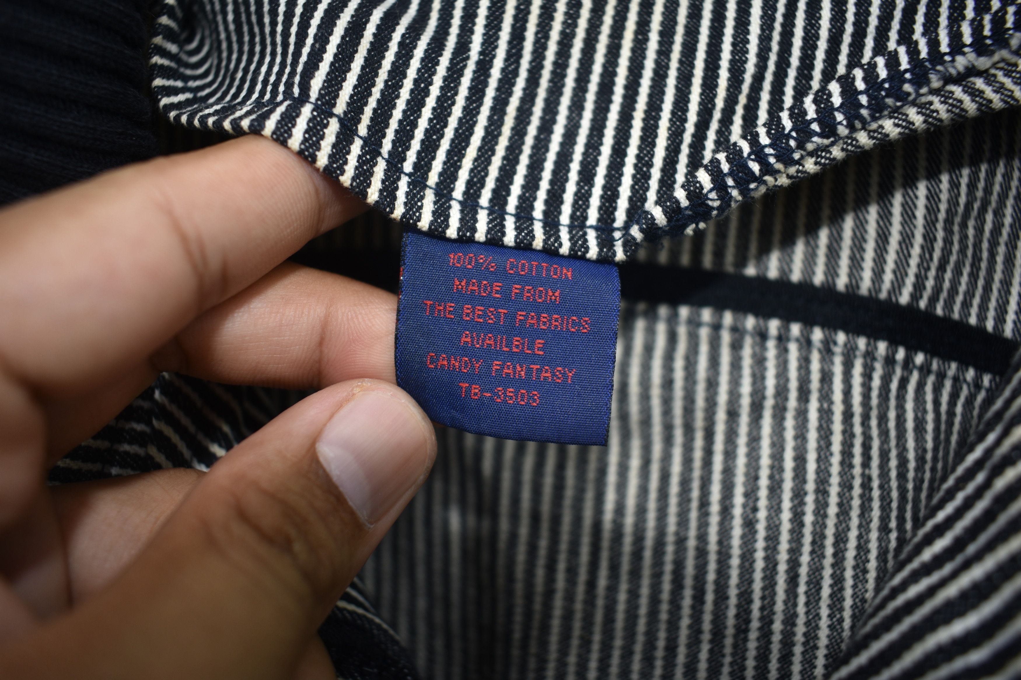 Vintage VINTAGE HICKORY STRIPE WORKERS JACKET Size US M / EU 48-50 / 2 - 6 Thumbnail