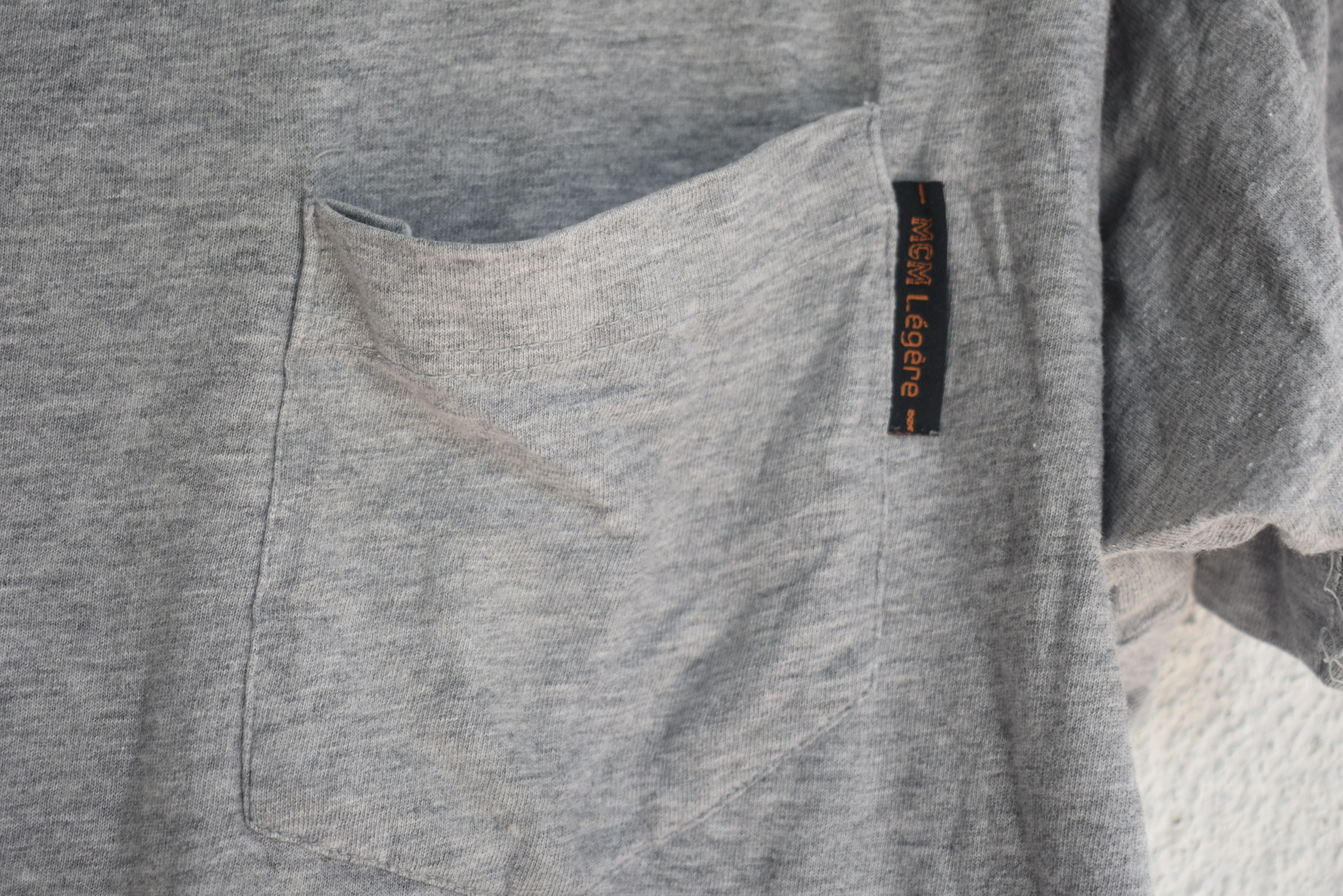 MCM × Vintage Vintage MCM t shirt single pocket tee small logo Size S / US 4 / IT 40 - 3 Thumbnail