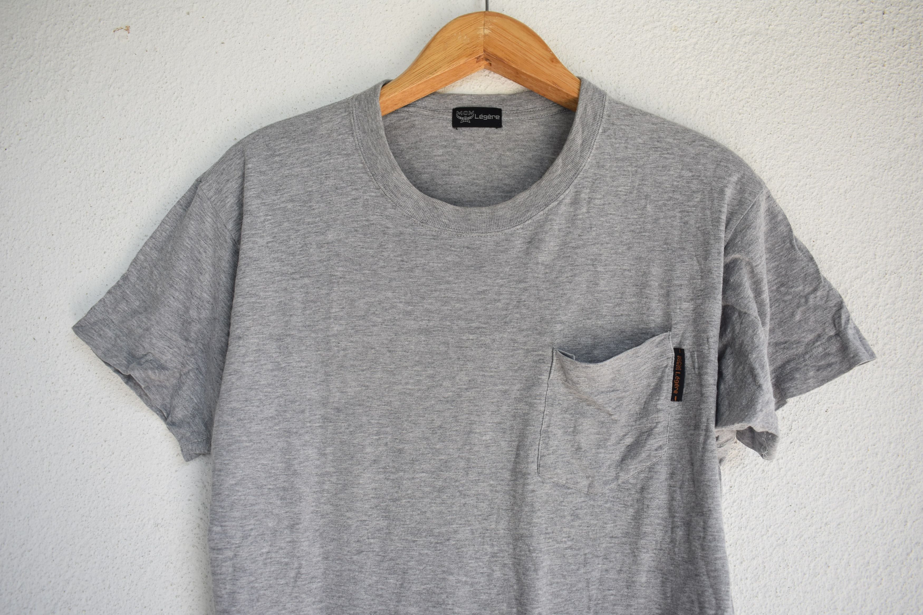 MCM × Vintage Vintage MCM t shirt single pocket tee small logo Size S / US 4 / IT 40 - 2 Thumbnail