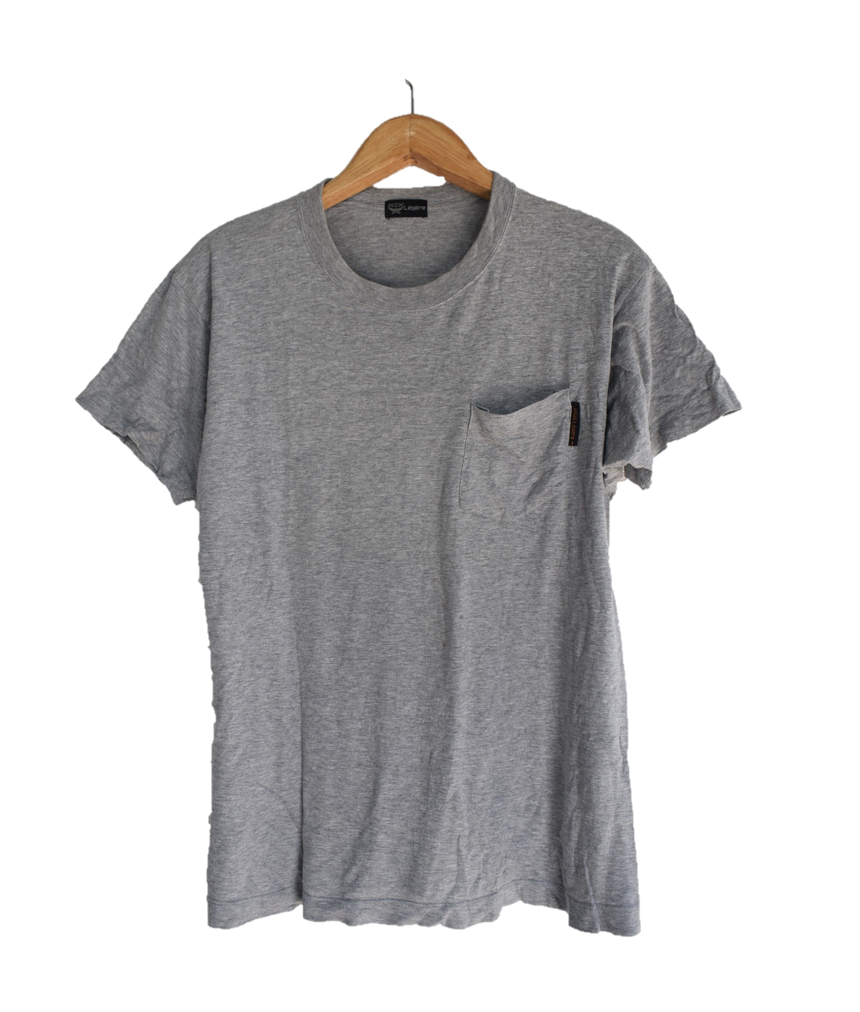 MCM × Vintage Vintage MCM t shirt single pocket tee small logo Size S / US 4 / IT 40 - 1 Thumbnail