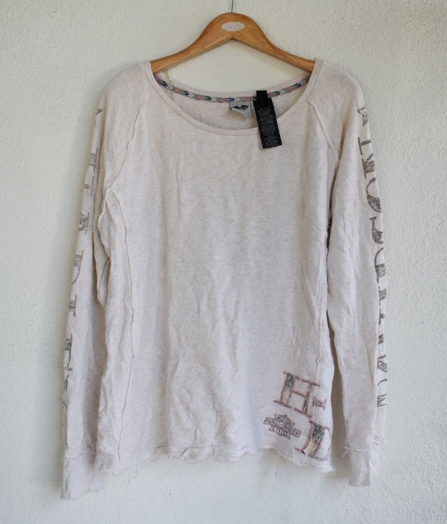 Harley Davidson Harley Davidson Long Sleeve women Size L / US 10 / IT 46 - 3 Thumbnail