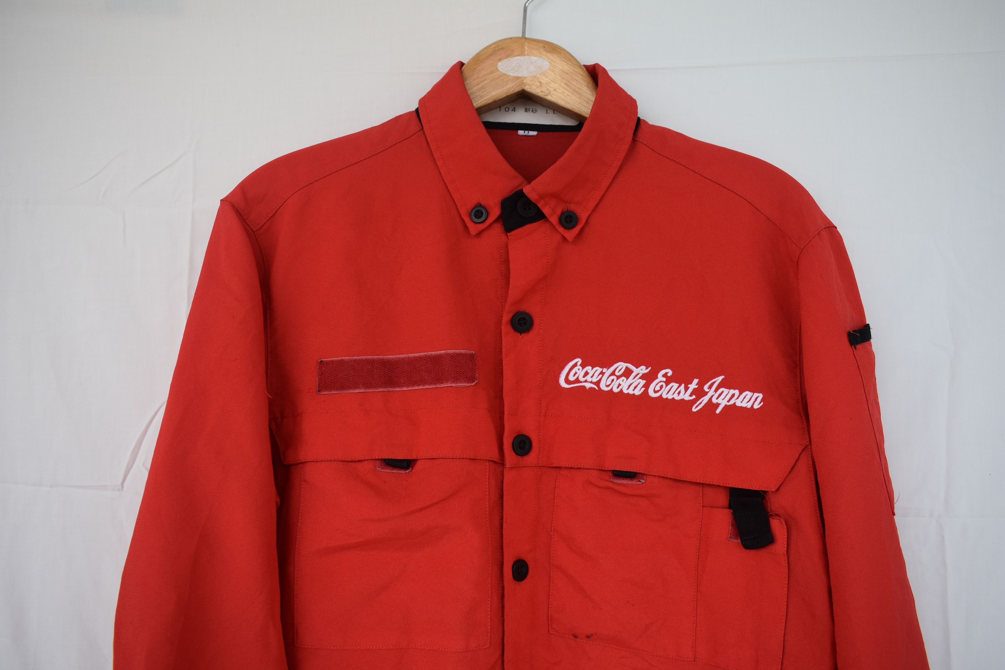 Coca Cola × Vintage Vintage Cocacola Embroidered Button Up Shirt Large Size US L / EU 52-54 / 3 - 4 Thumbnail