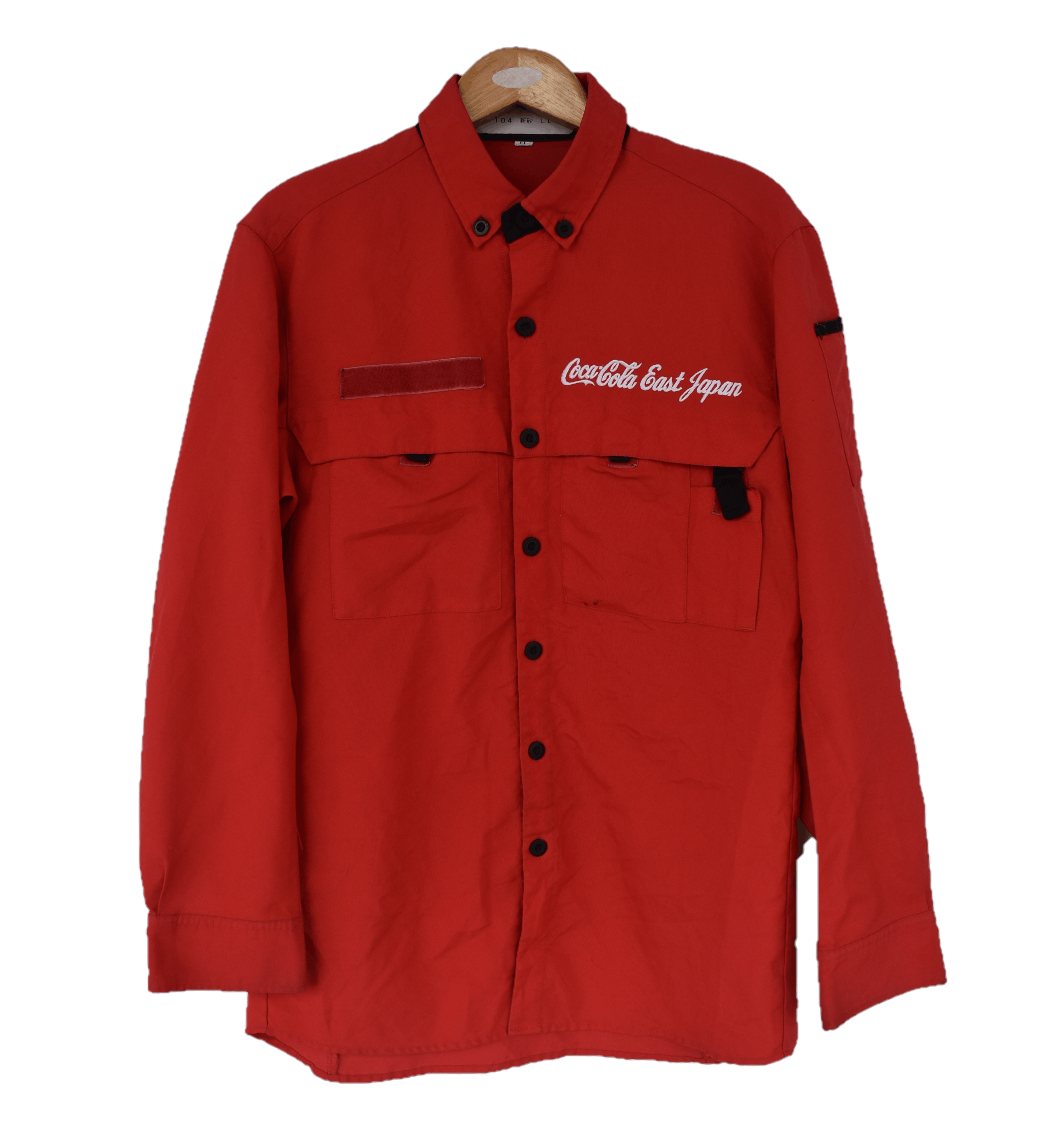 Coca Cola × Vintage Vintage Cocacola Embroidered Button Up Shirt Large Size US L / EU 52-54 / 3 - 2 Thumbnail