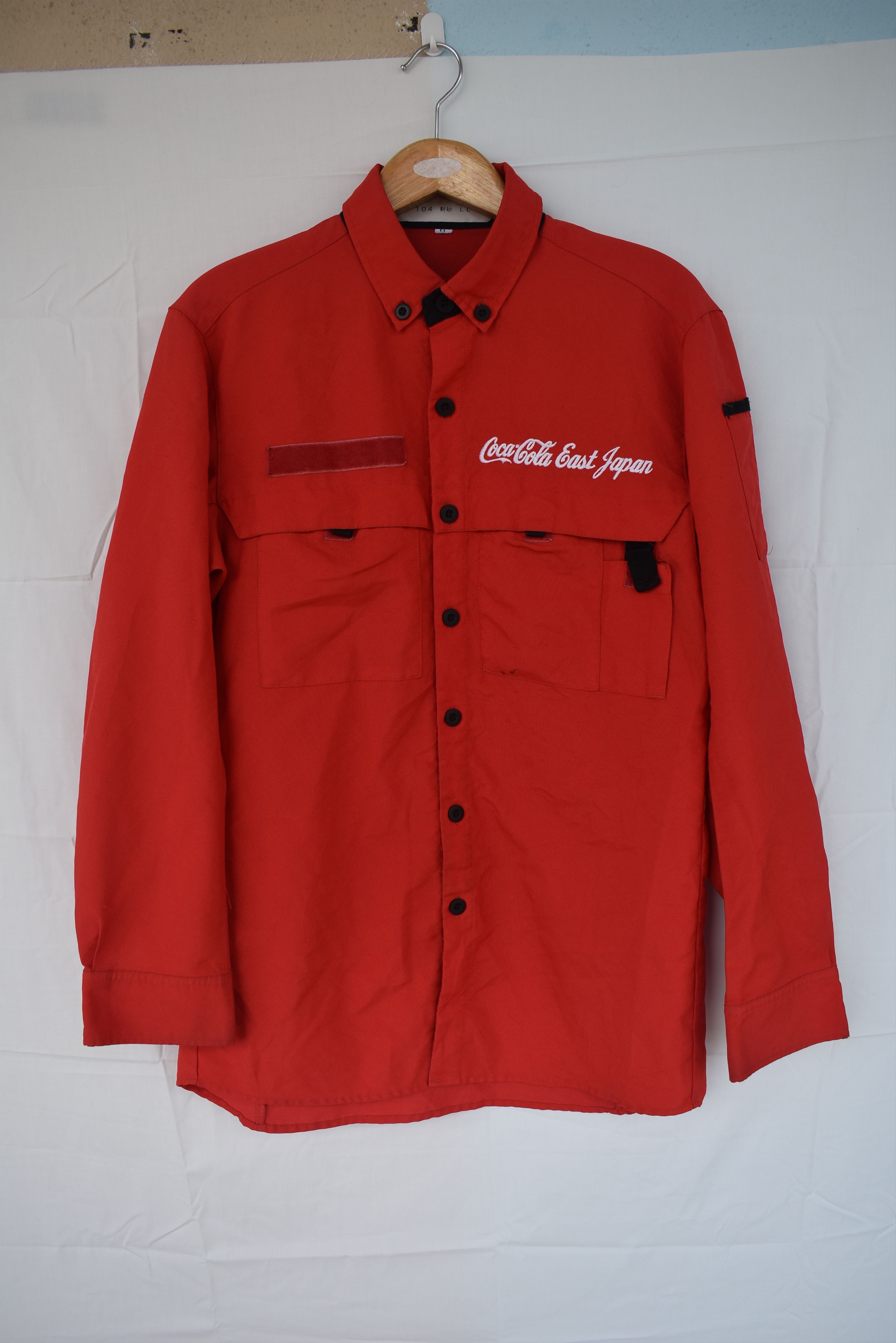 Coca Cola × Vintage Vintage Cocacola Embroidered Button Up Shirt Large Size US L / EU 52-54 / 3 - 3 Thumbnail