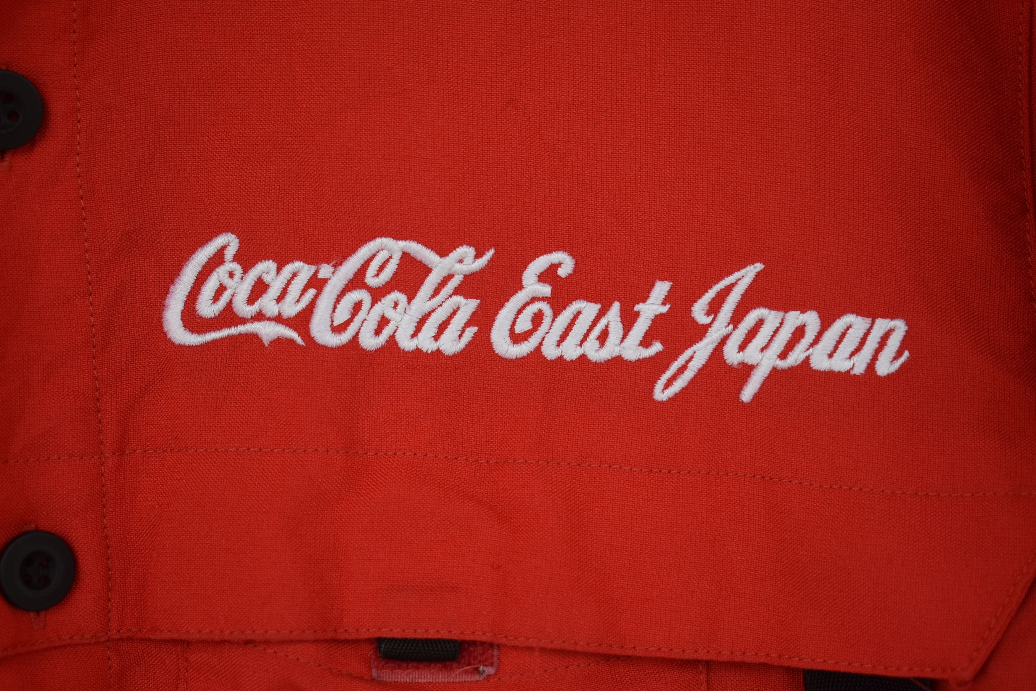 Coca Cola × Vintage Vintage Cocacola Embroidered Button Up Shirt Large Size US L / EU 52-54 / 3 - 5 Thumbnail