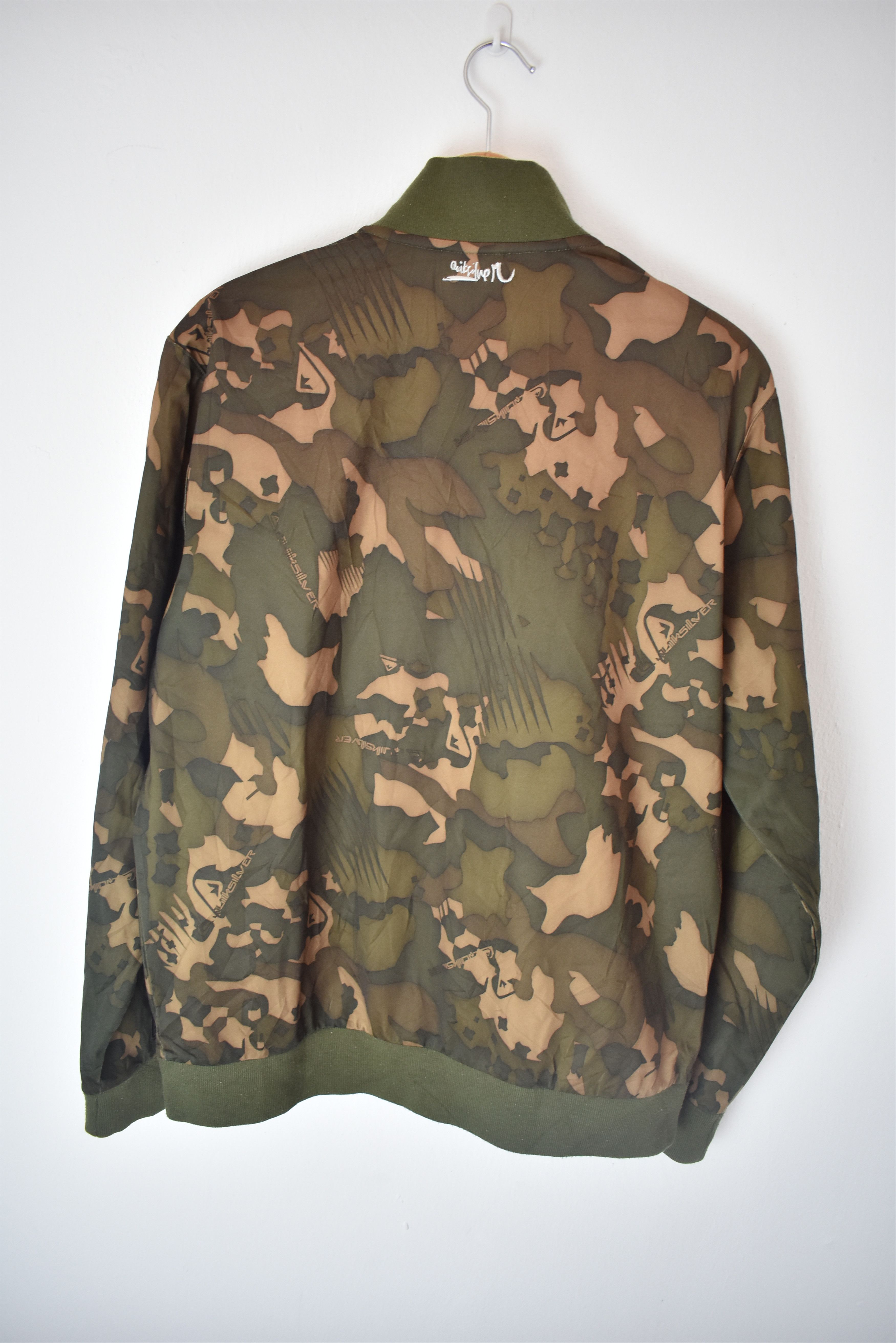 Quicksilver Green camo quicksilver jacket sweater Size US L / EU 52-54 / 3 - 6 Thumbnail