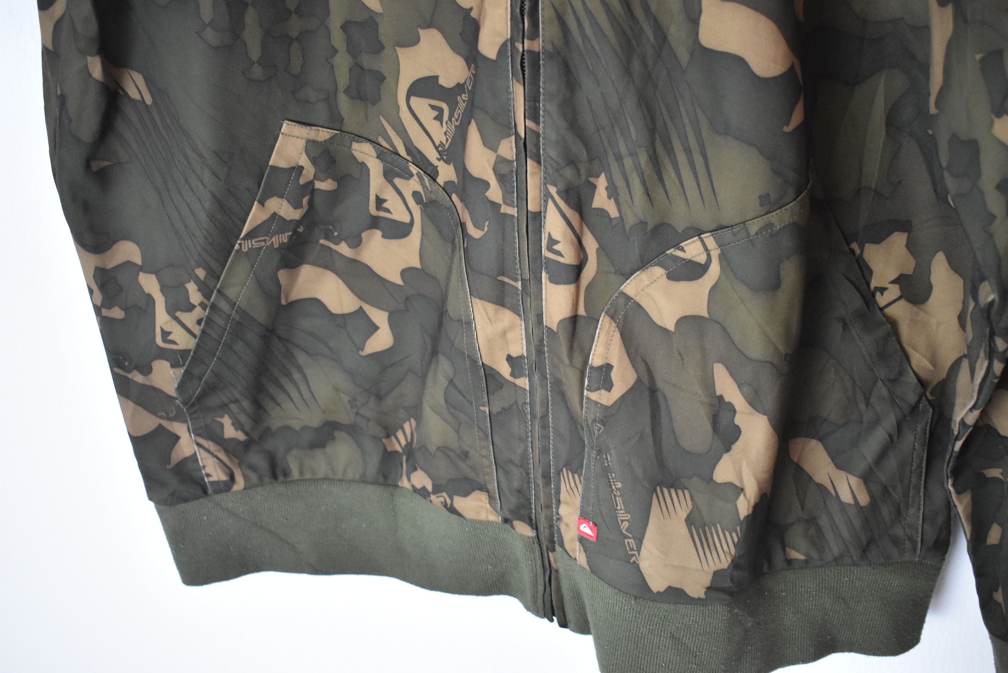 Quicksilver Green camo quicksilver jacket sweater Size US L / EU 52-54 / 3 - 4 Thumbnail