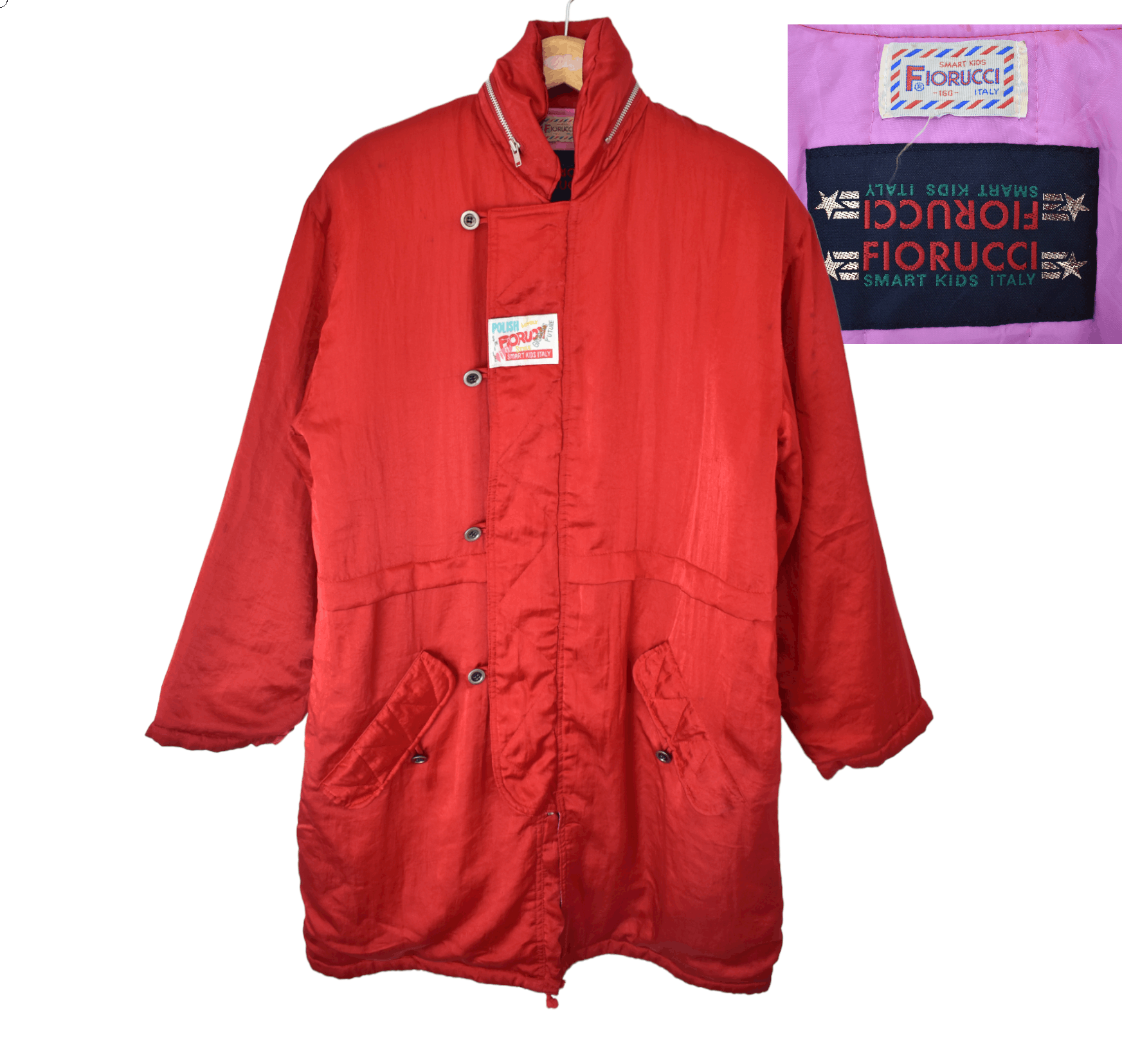 Fiorucci × Vintage A071 Vintage Fiorucci Italy Raincoat Size US M / EU 48-50 / 2 - 1 Thumbnail