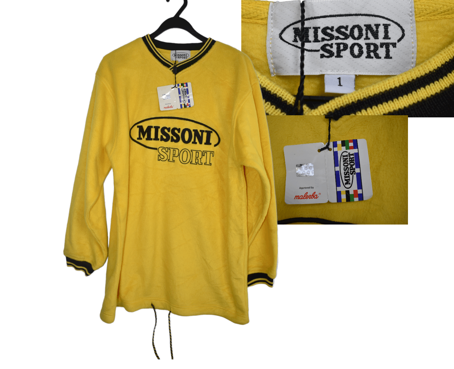 Missoni × Vintage Vintage Missoni fleece sweatshirt Size S / US 4 / IT 40 - 1 Thumbnail