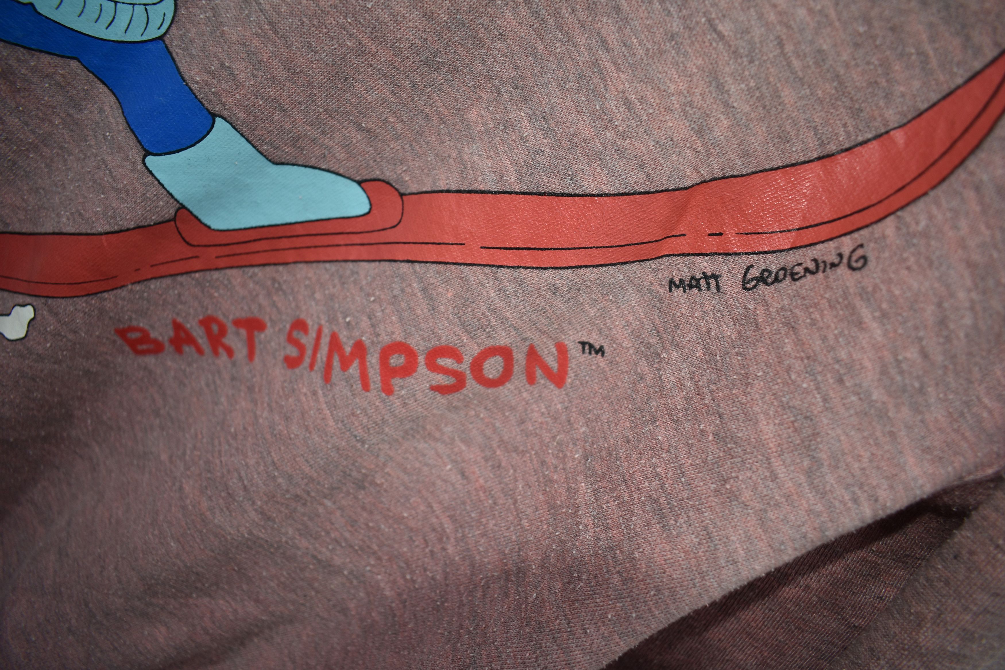 Cartoon Network × The Simpsons × Vintage A090 Vintage The Simpson Sweatshirt Large Size US L / EU 52-54 / 3 - 5 Thumbnail