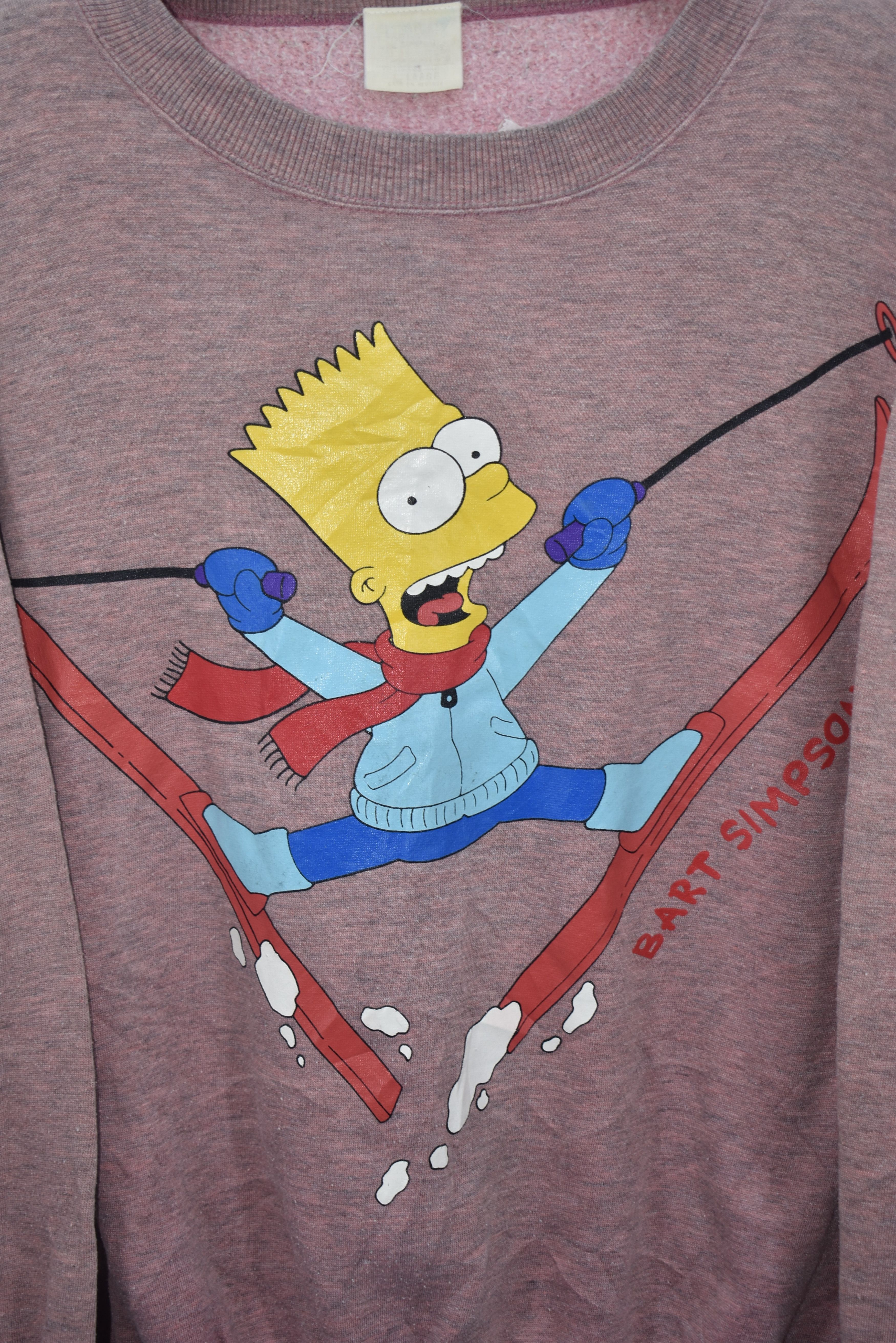 Cartoon Network × The Simpsons × Vintage A090 Vintage The Simpson Sweatshirt Large Size US L / EU 52-54 / 3 - 2 Thumbnail