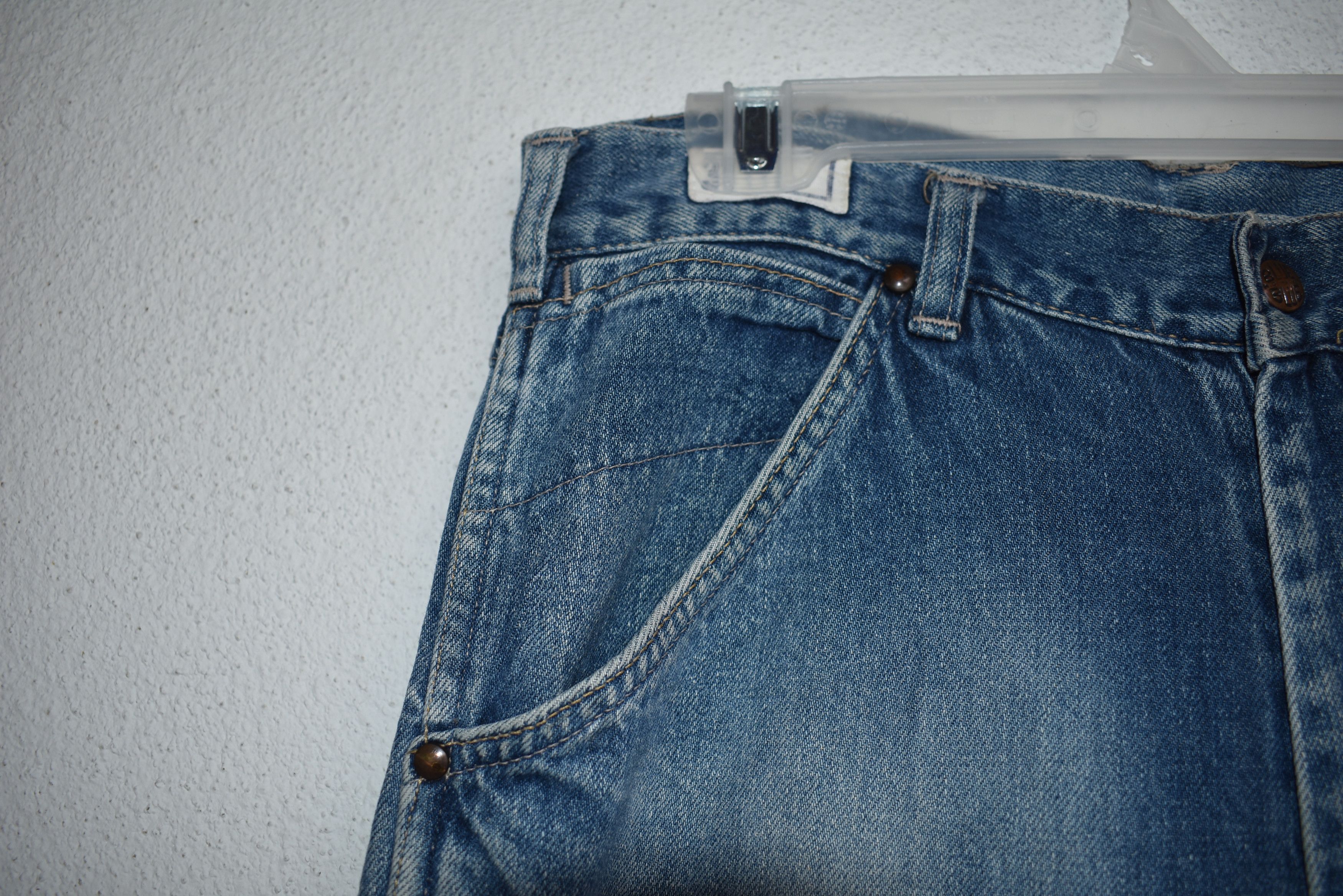 Blue Blue Japan × Japanese Brand Wide Leg 🔥Blue Blue Denim Jeans Waist 31 Size US 30 / EU 46 - 4 Thumbnail