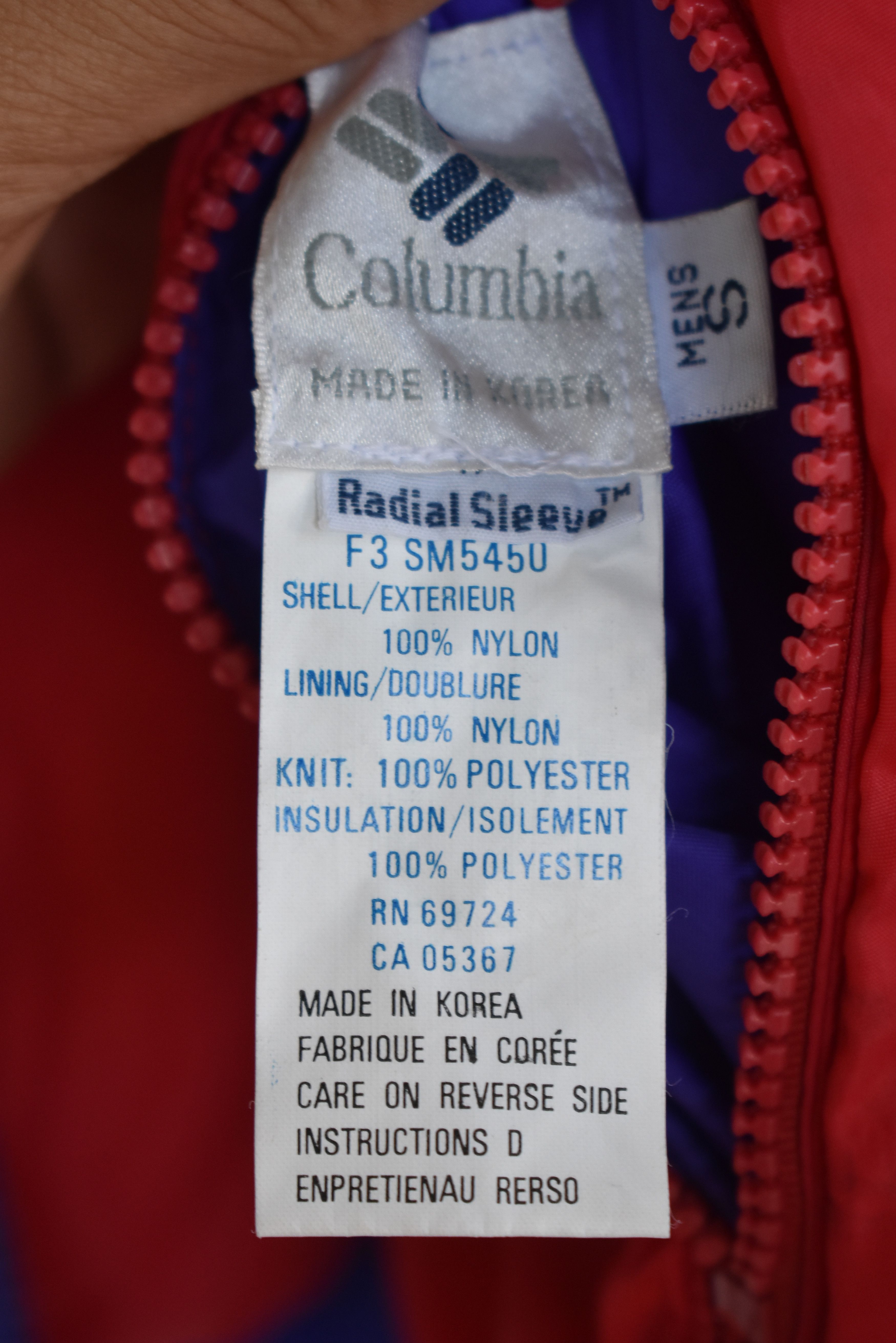 Columbia × Vintage VINTAGE! REVERSIBLE 1990s Columbia Bomber Jacket Size US M / EU 48-50 / 2 - 11 Thumbnail