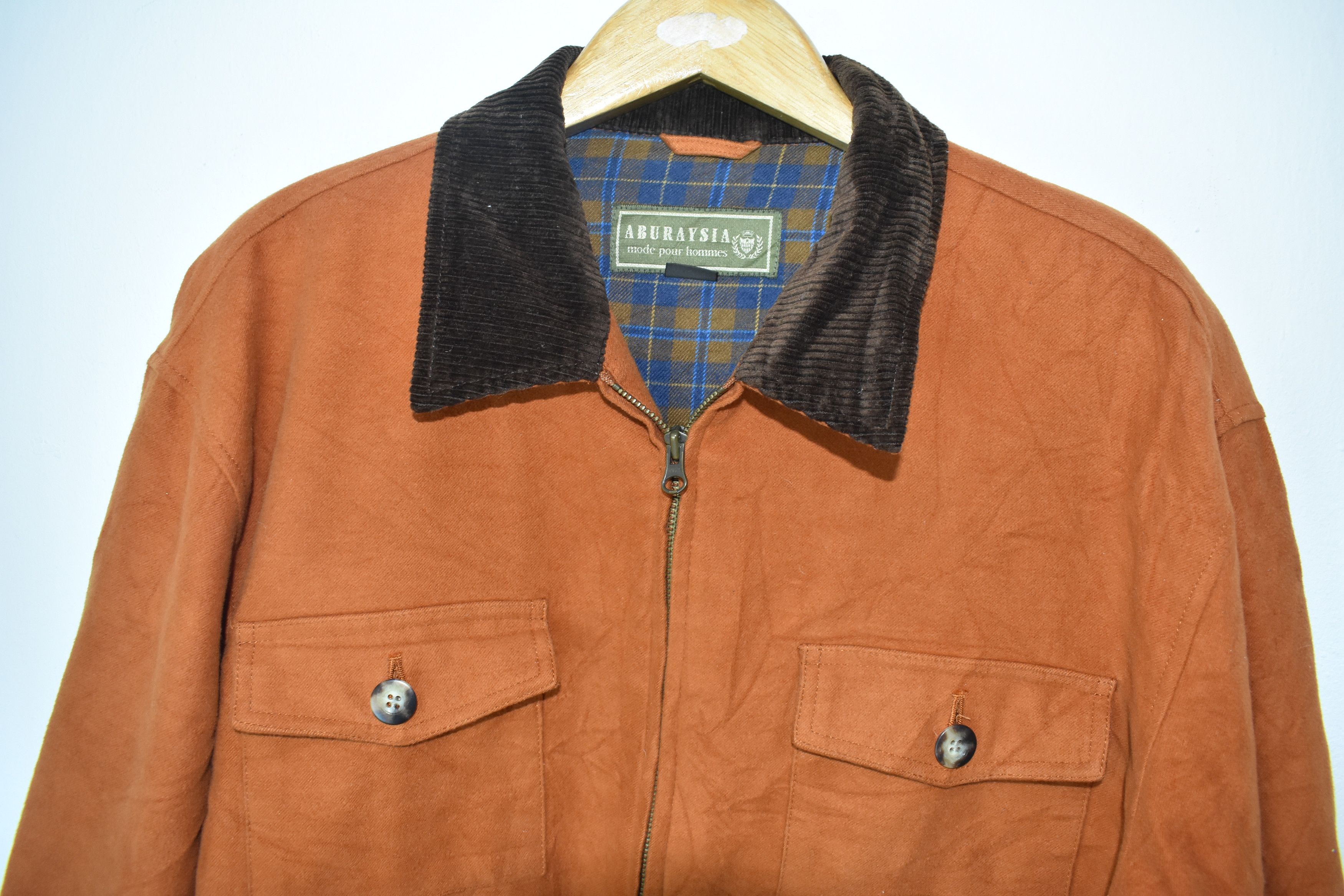 Japanese Brand × Vintage Japanese Brand Aburaysia Chore Jacket Size US L / EU 52-54 / 3 - 2 Thumbnail
