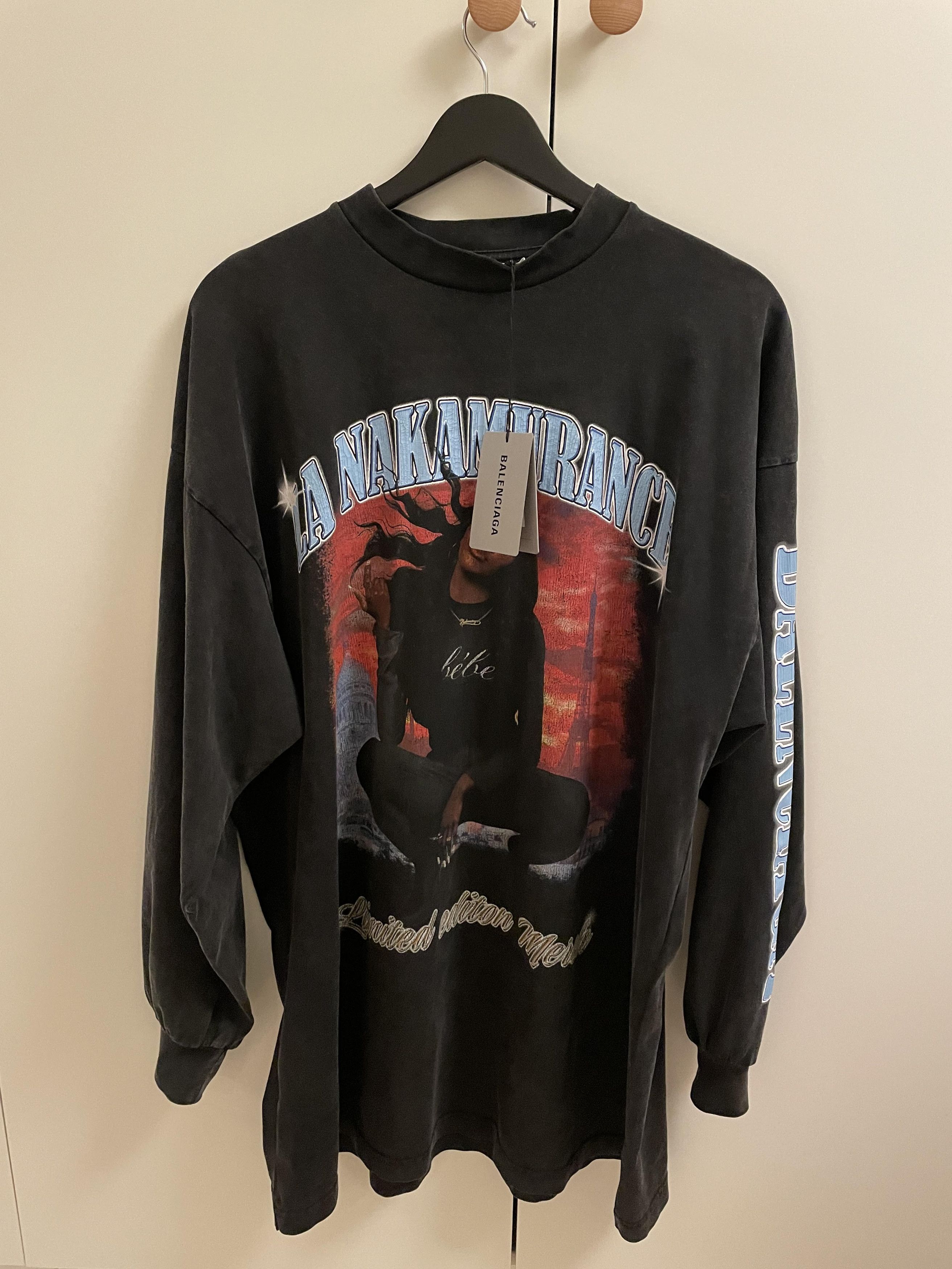 Balenciaga Aya Nakamura x Balenciaga Longsleeve Limited T shirt Size US L / EU 52-54 / 3 - 1 Thumbnail