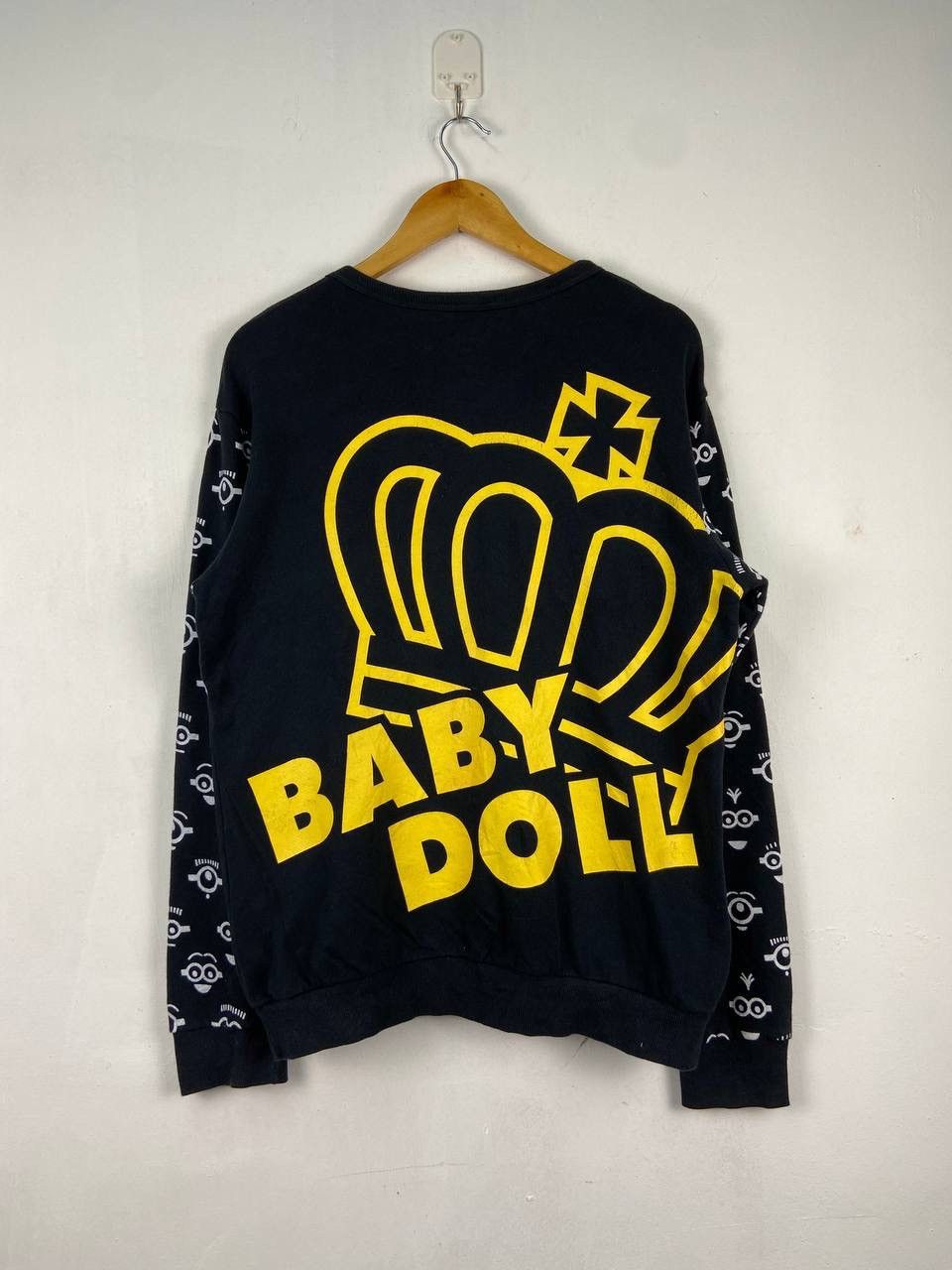 Cartoon Network Baby Doll X Minion Despicable Me Movie Sweatshirt Size L / US 10 / IT 46 - 2 Thumbnail