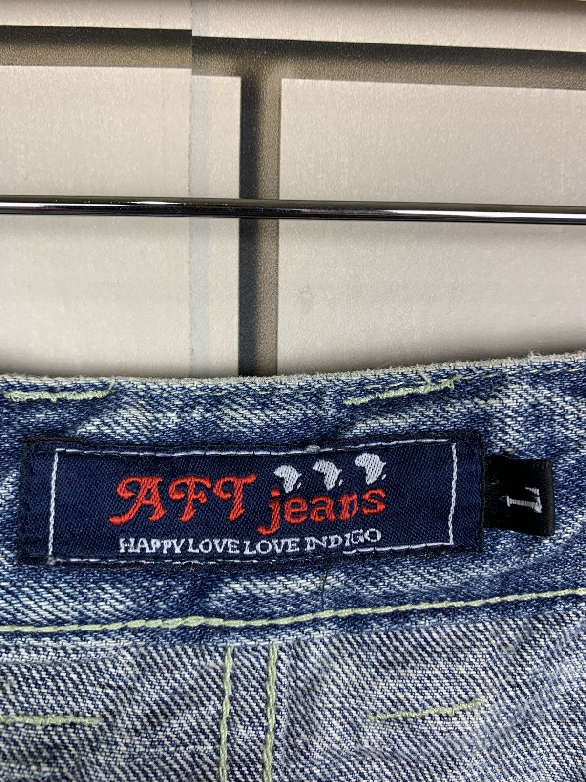 Indigo × Japanese Brand Japanese Brand Africa Taro Distressed Denim Size US 31 - 23 Thumbnail