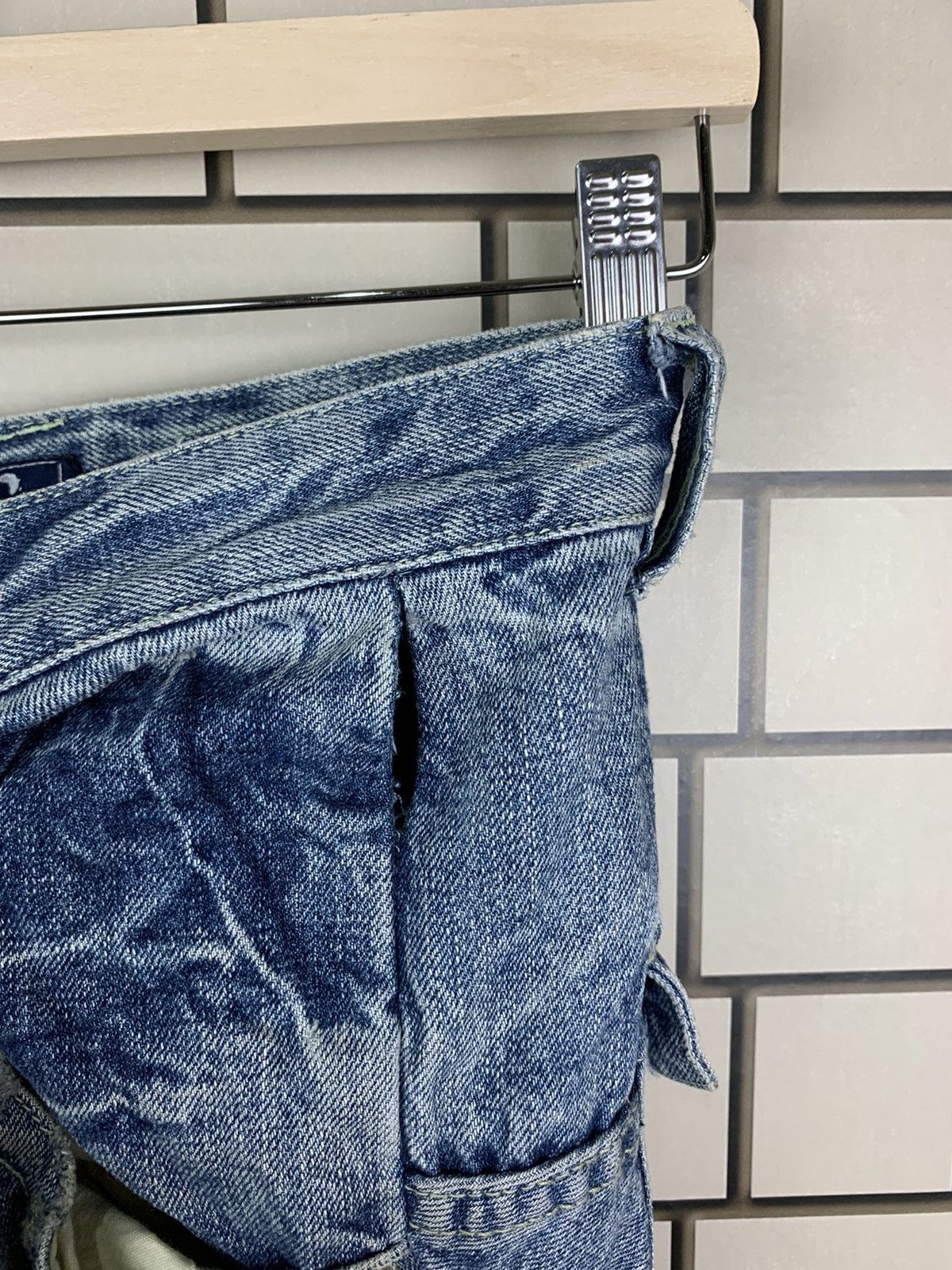 Indigo × Japanese Brand Japanese Brand Africa Taro Distressed Denim Size US 31 - 21 Thumbnail