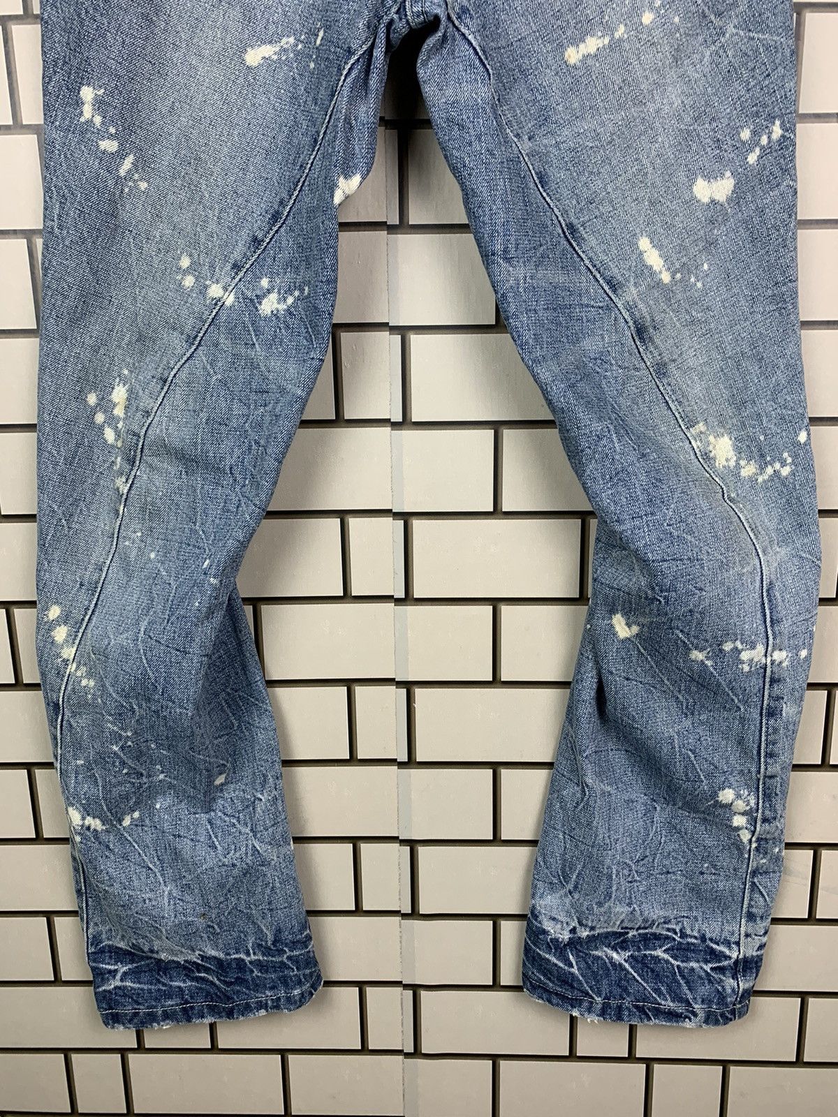 Indigo × Japanese Brand Japanese Brand Africa Taro Distressed Denim Size US 31 - 4 Thumbnail