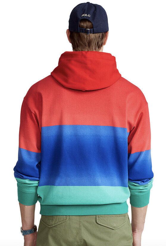 Polo Ralph Lauren Polo Ralph Lauren Colorblock Ombre Interlock Hoodie Size US XL / EU 56 / 4 - 5 Thumbnail