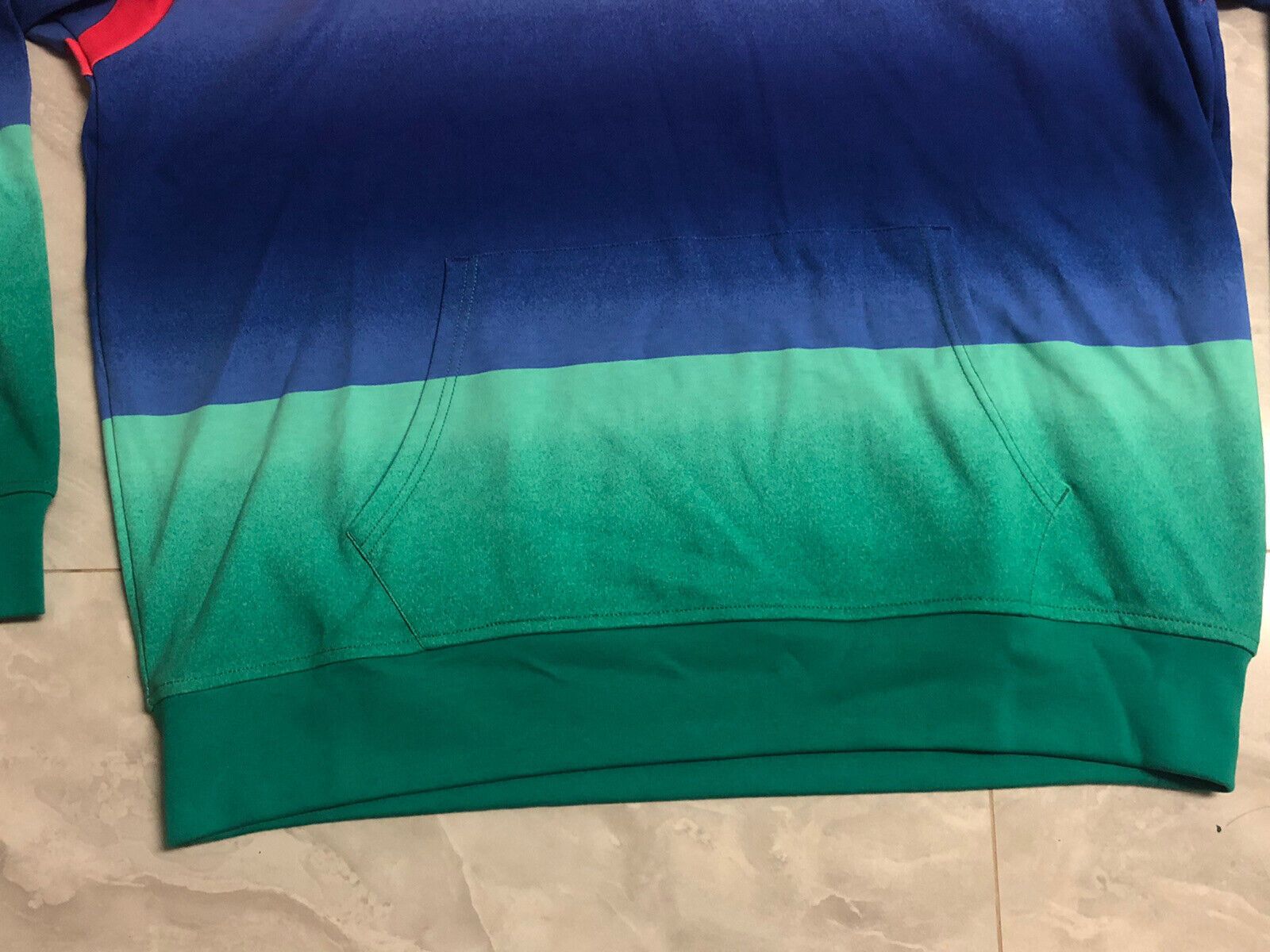 Polo Ralph Lauren Polo Ralph Lauren Colorblock Ombre Interlock Hoodie Size US XL / EU 56 / 4 - 8 Thumbnail