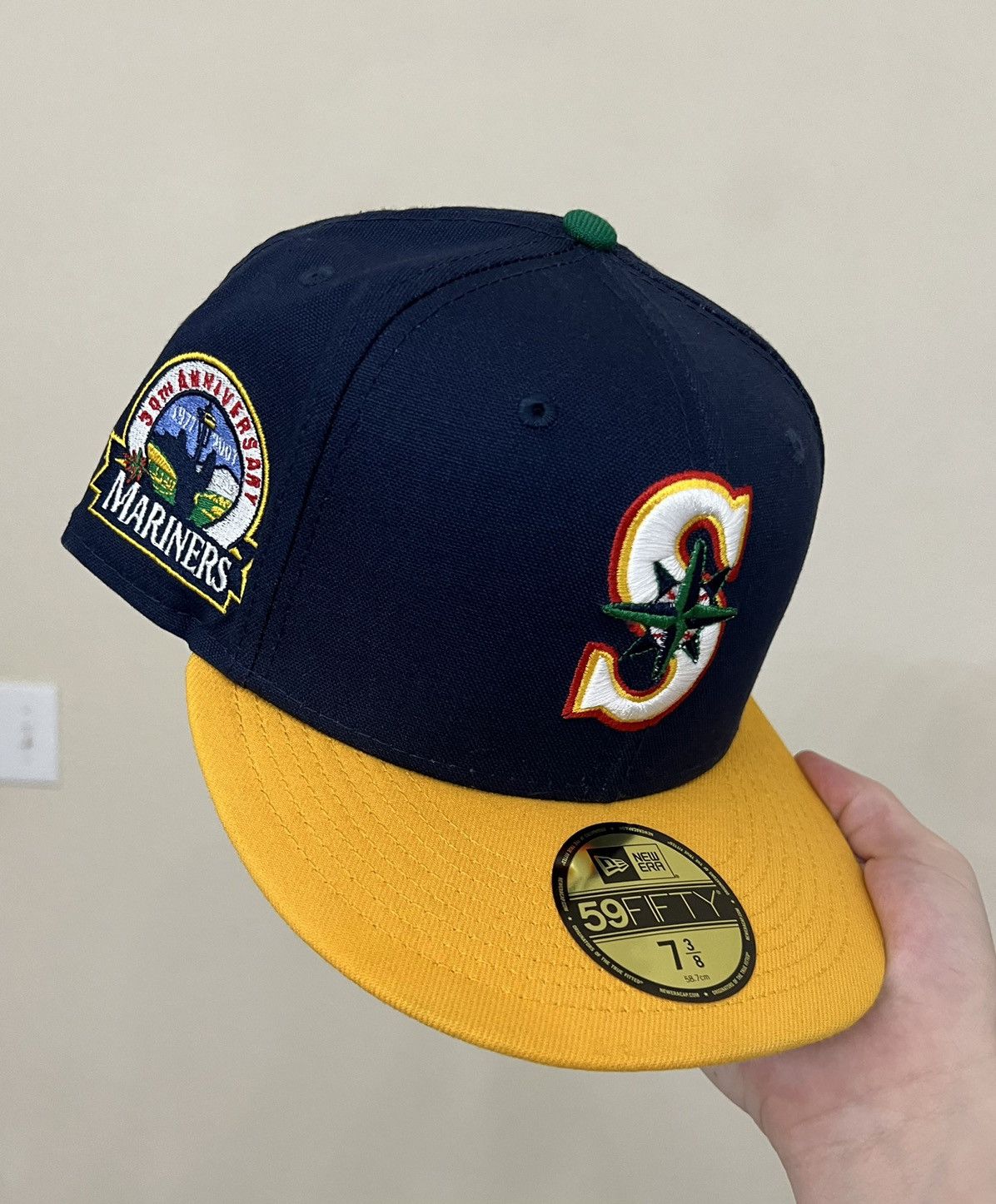 New Era SEATTLE MARINERS NEW ERA 59FIFTY FITTED SIZE 7 ⅜