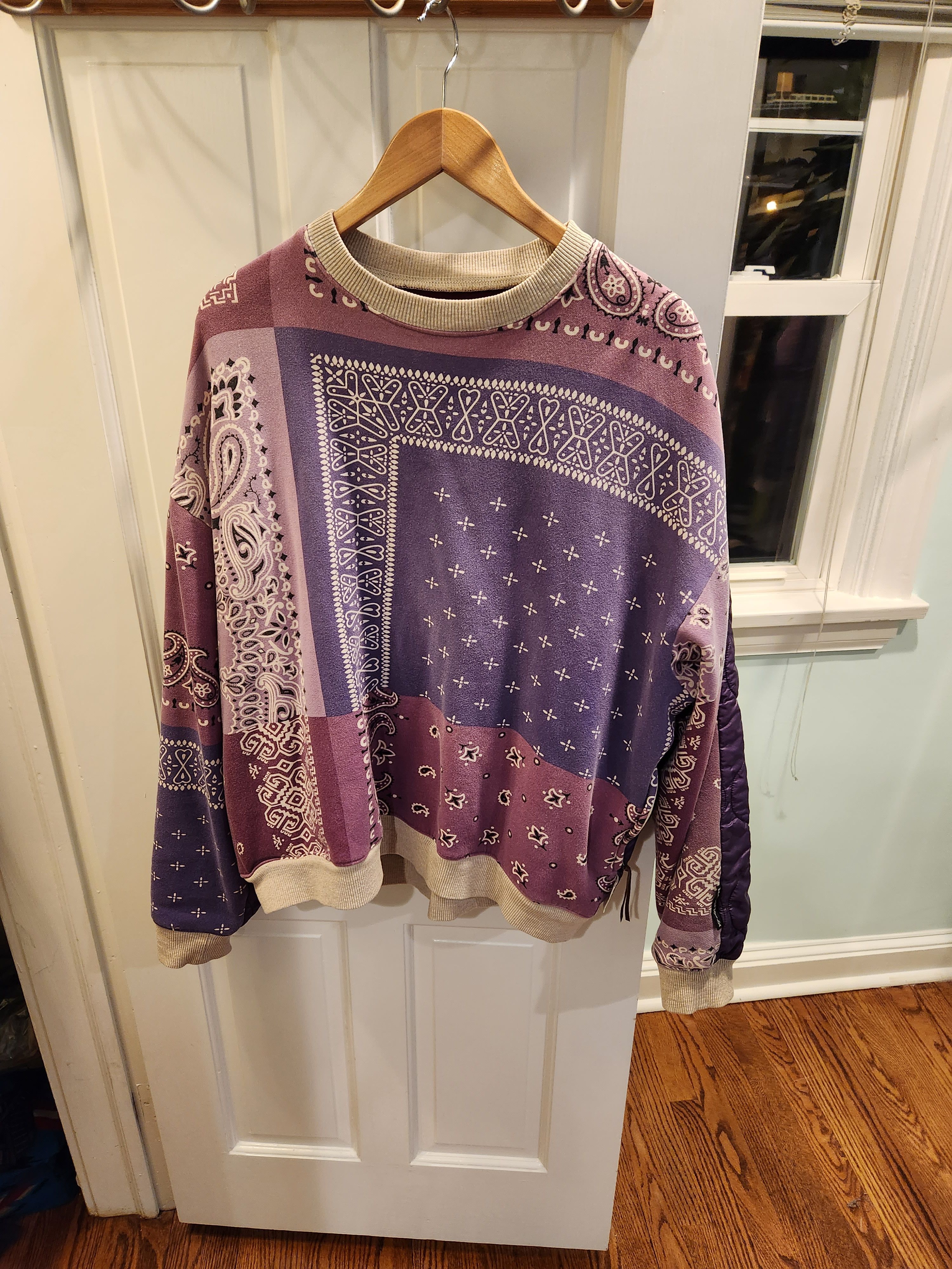 Kapital Fleecy Knit Bivouac Big Sweatshirt - Purple
