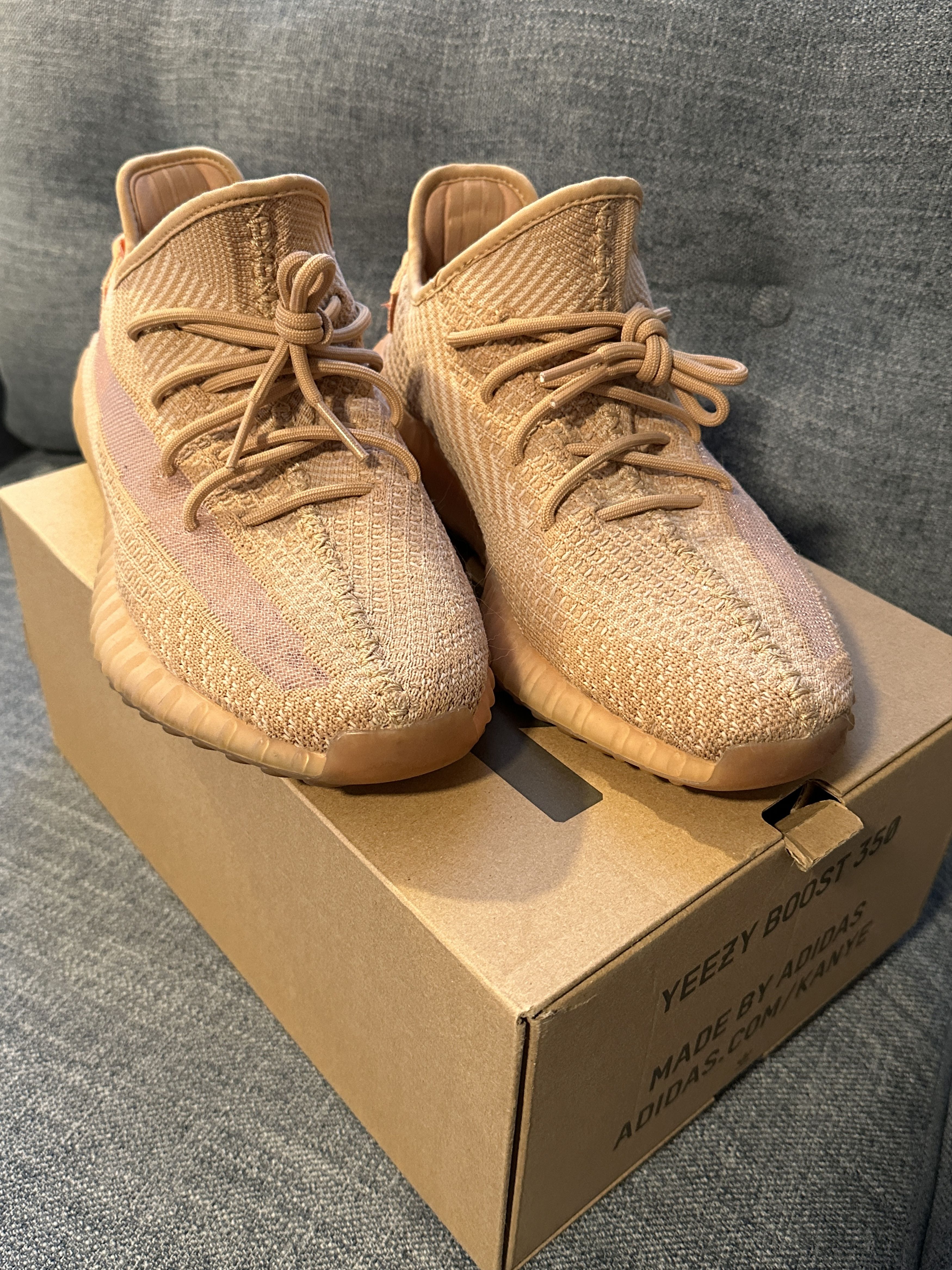Adidas × Kanye West Adidas Yeezy Boost 350 V2 Clay 2019 Size 10.5 Size US 10.5 / EU 43-44 - 1 Thumbnail