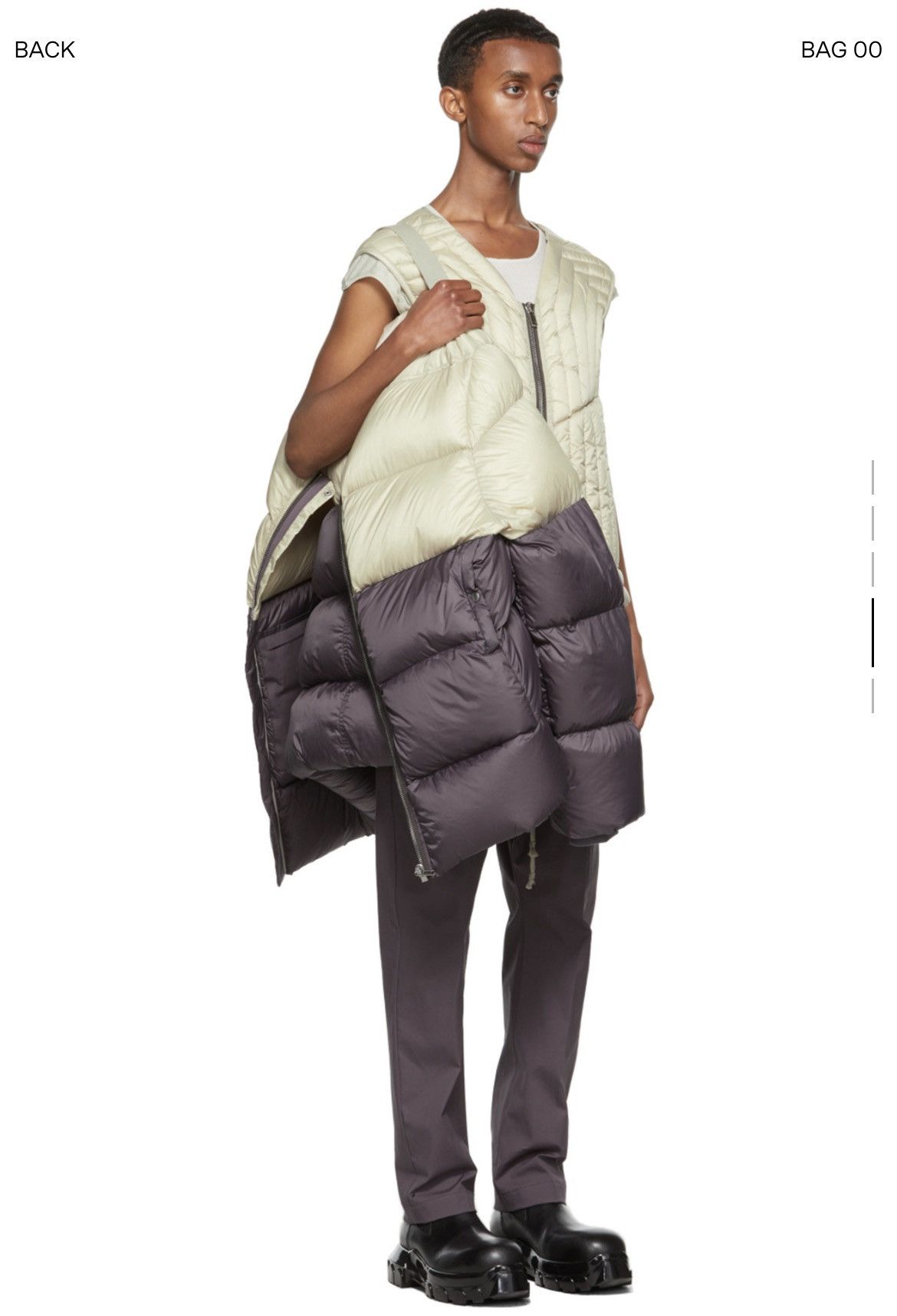 Rick Owens NEW 50 Purple Off White Down Flight Bomber Padded Jacket Size US M / EU 48-50 / 2 - 3 Thumbnail