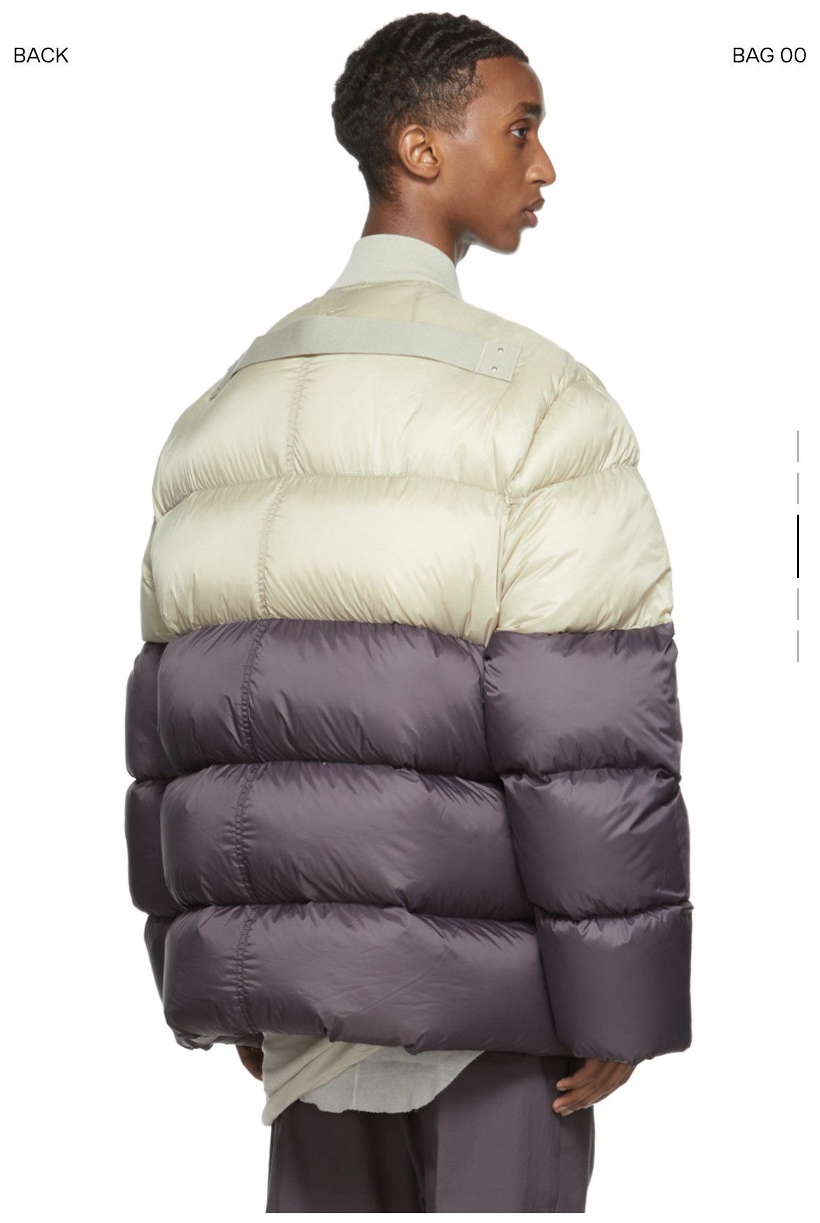 Rick Owens NEW 50 Purple Off White Down Flight Bomber Padded Jacket Size US M / EU 48-50 / 2 - 2 Thumbnail