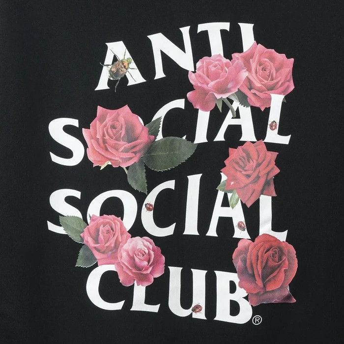 Anti social social club Smells bad black hoodie