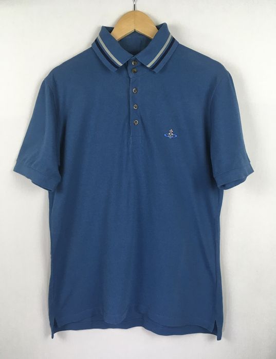 Vivienne Westwood Vivienne Westwood Blue Polo T-Shirt | Grailed