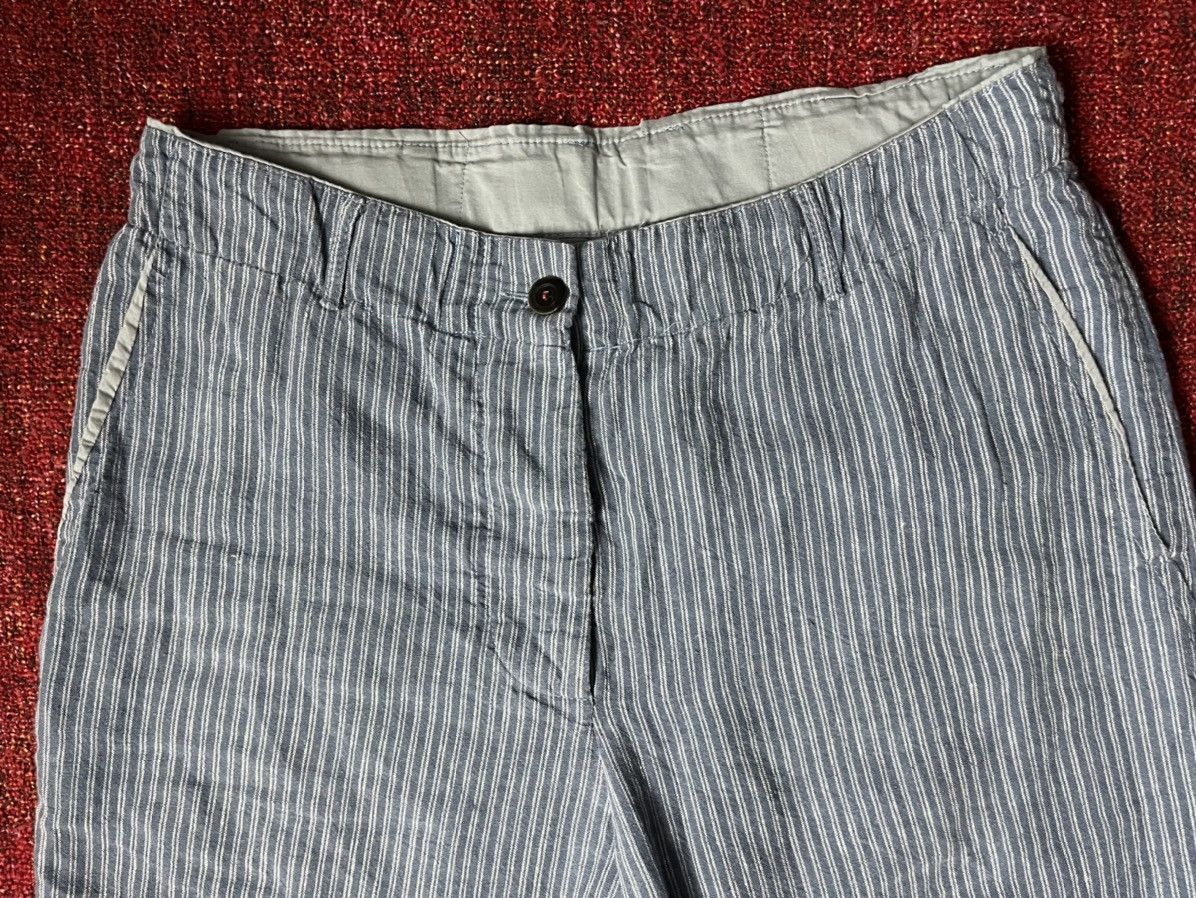 Designer Hannoh Wessel SS20 striped uniform workwear pants Size 28" / US 6 / IT 42 - 7 Thumbnail
