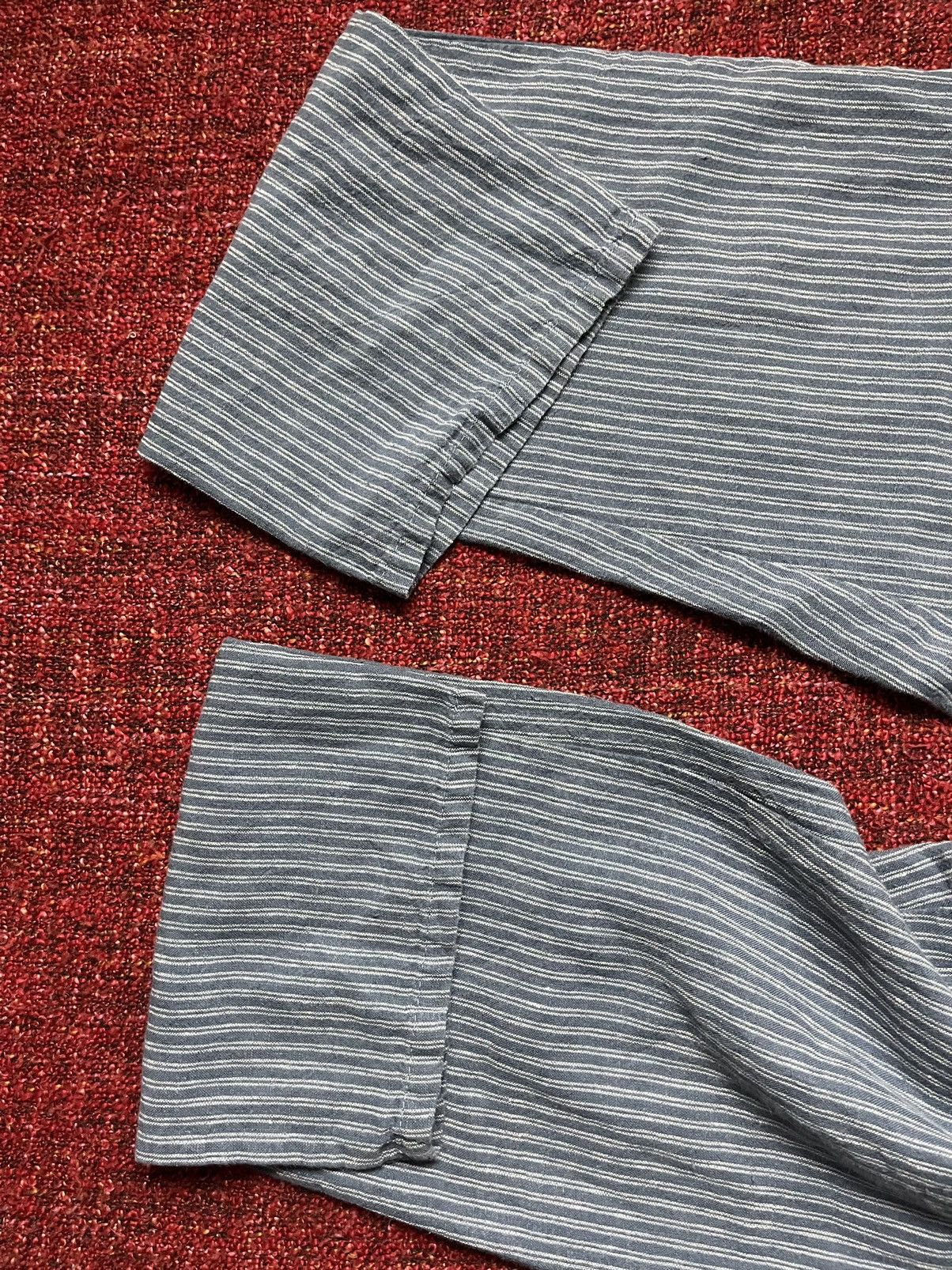 Designer Hannoh Wessel SS20 striped uniform workwear pants Size 28" / US 6 / IT 42 - 6 Thumbnail