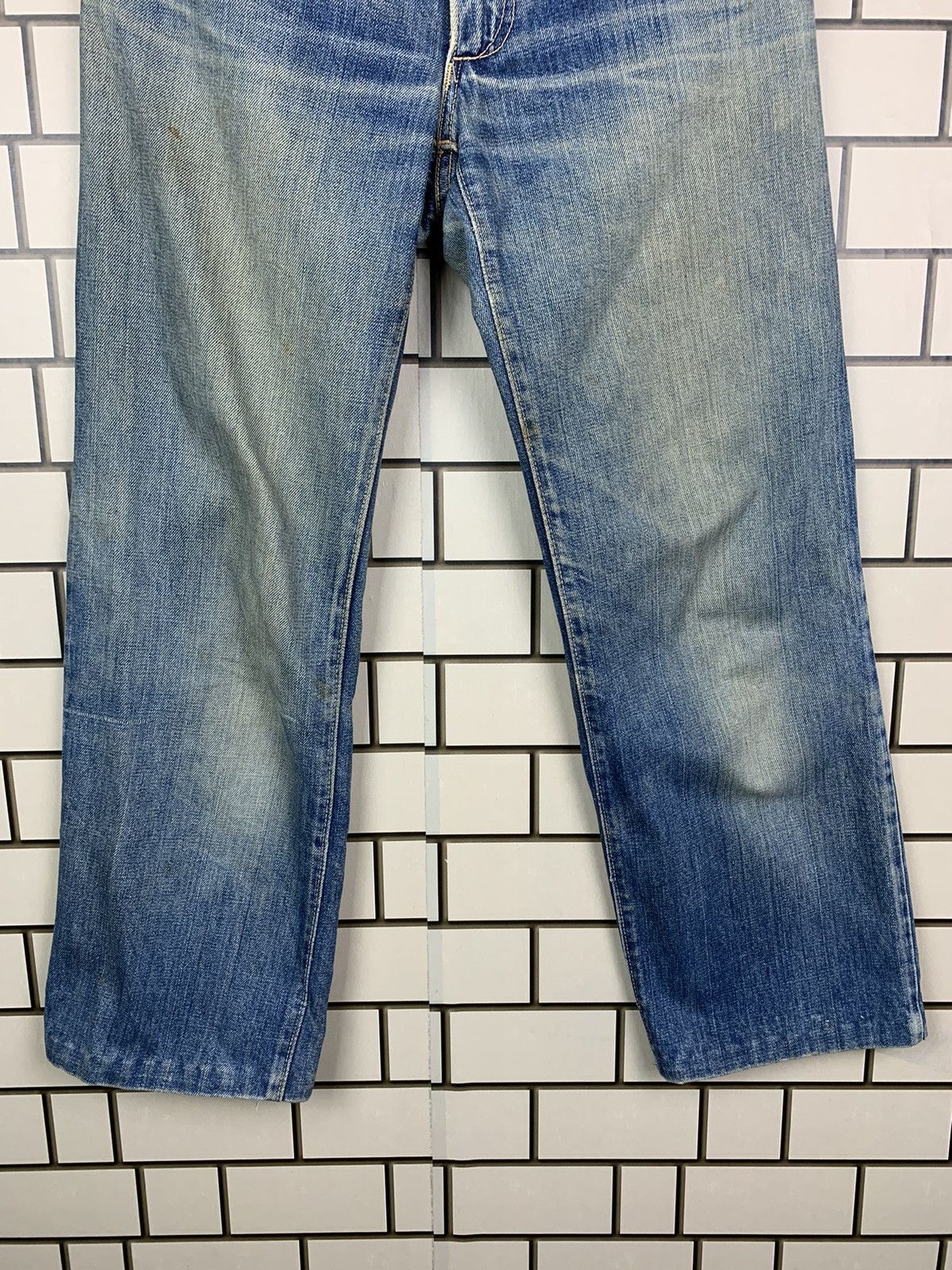 Jean × Vintage Vintage Japanese Brand Blue Way Distressed Denim Size US 30 / EU 46 - 3 Thumbnail