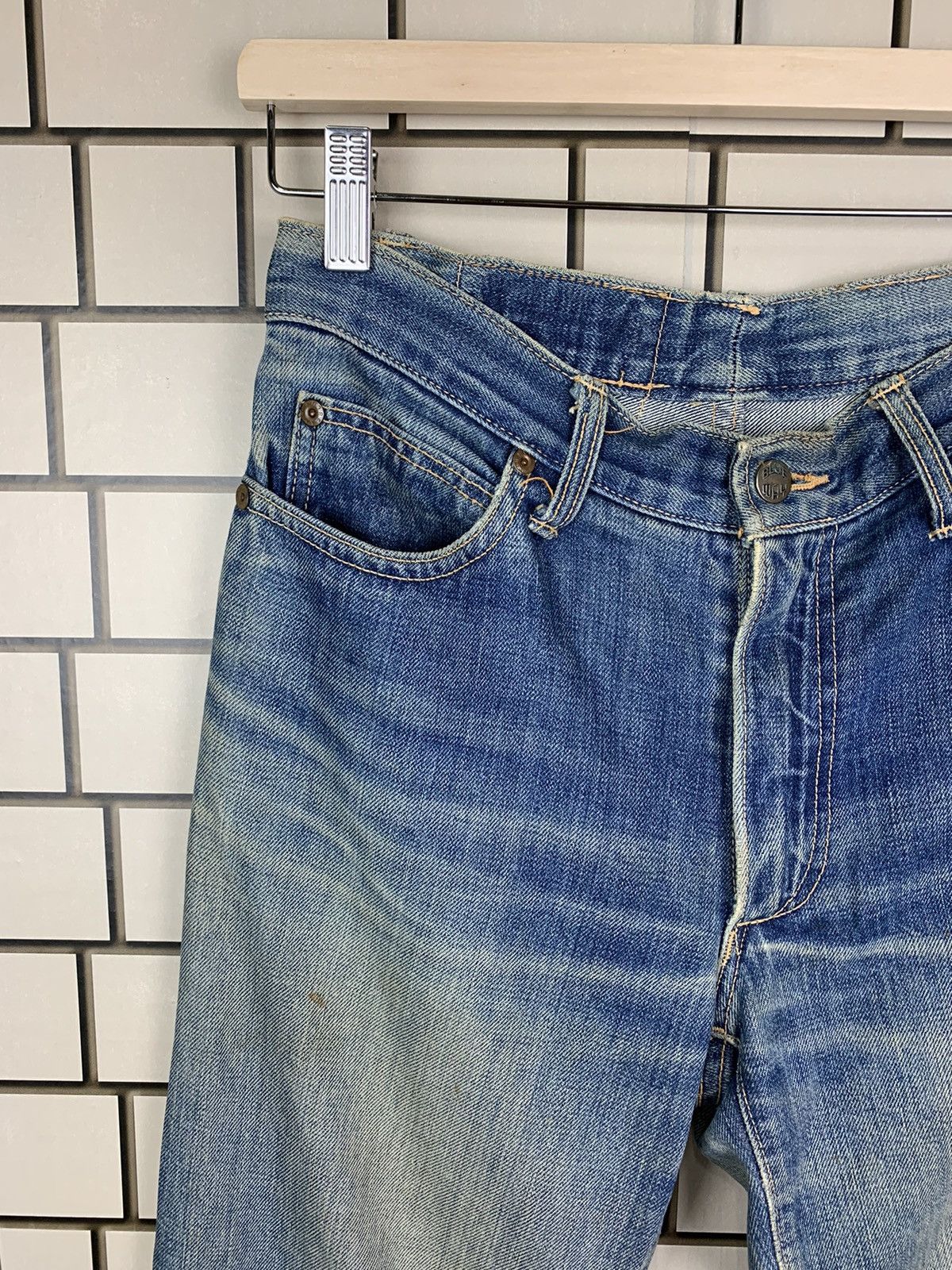 Jean × Vintage Vintage Japanese Brand Blue Way Distressed Denim Size US 30 / EU 46 - 4 Thumbnail