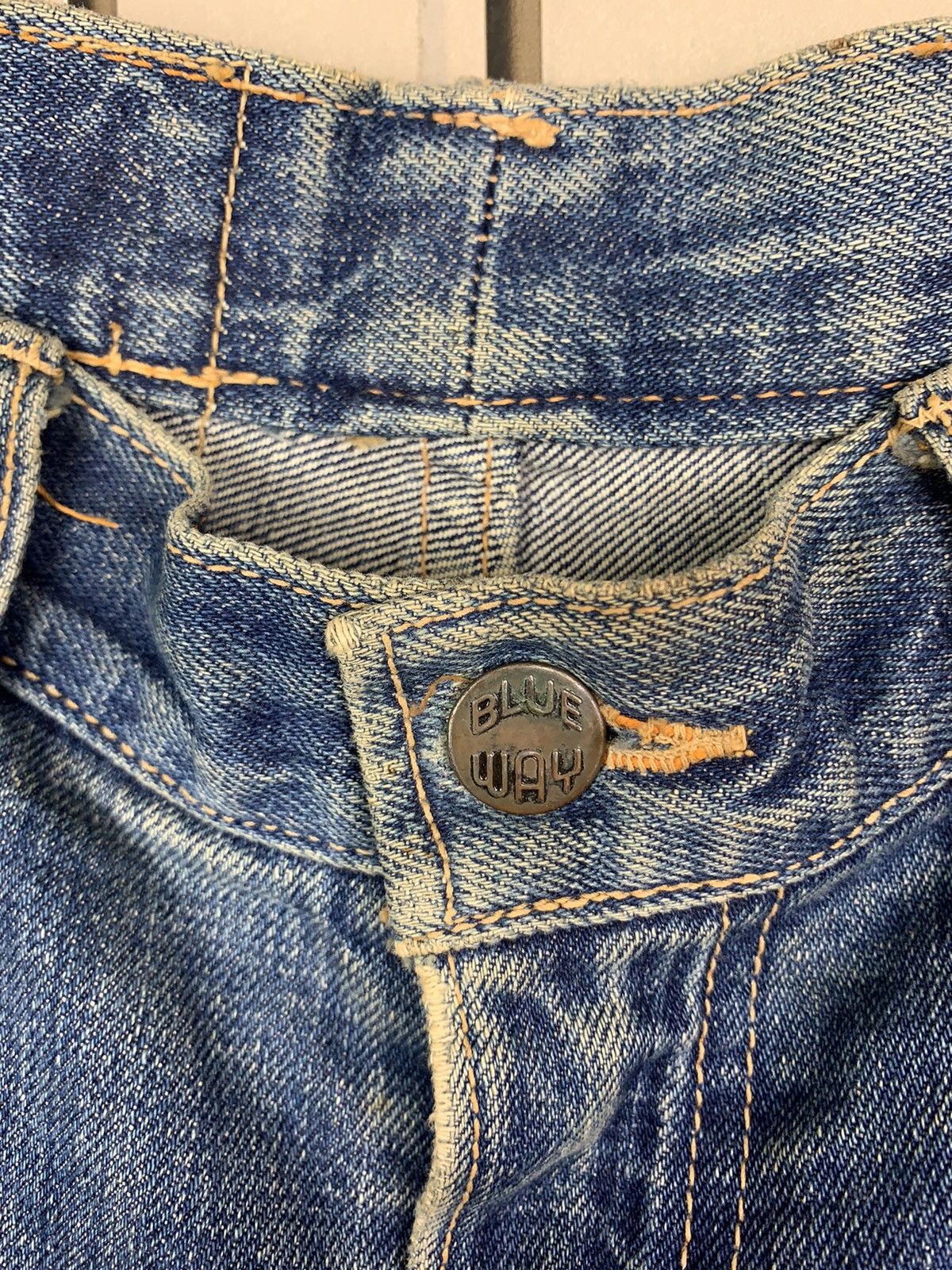 Jean × Vintage Vintage Japanese Brand Blue Way Distressed Denim Size US 30 / EU 46 - 15 Thumbnail