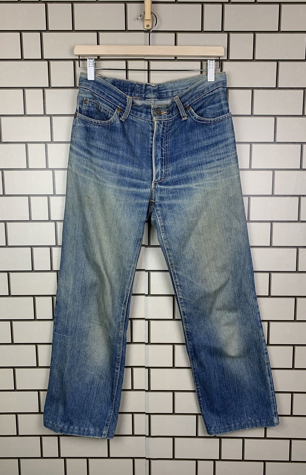 Jean × Vintage Vintage Japanese Brand Blue Way Distressed Denim Size US 30 / EU 46 - 1 Thumbnail