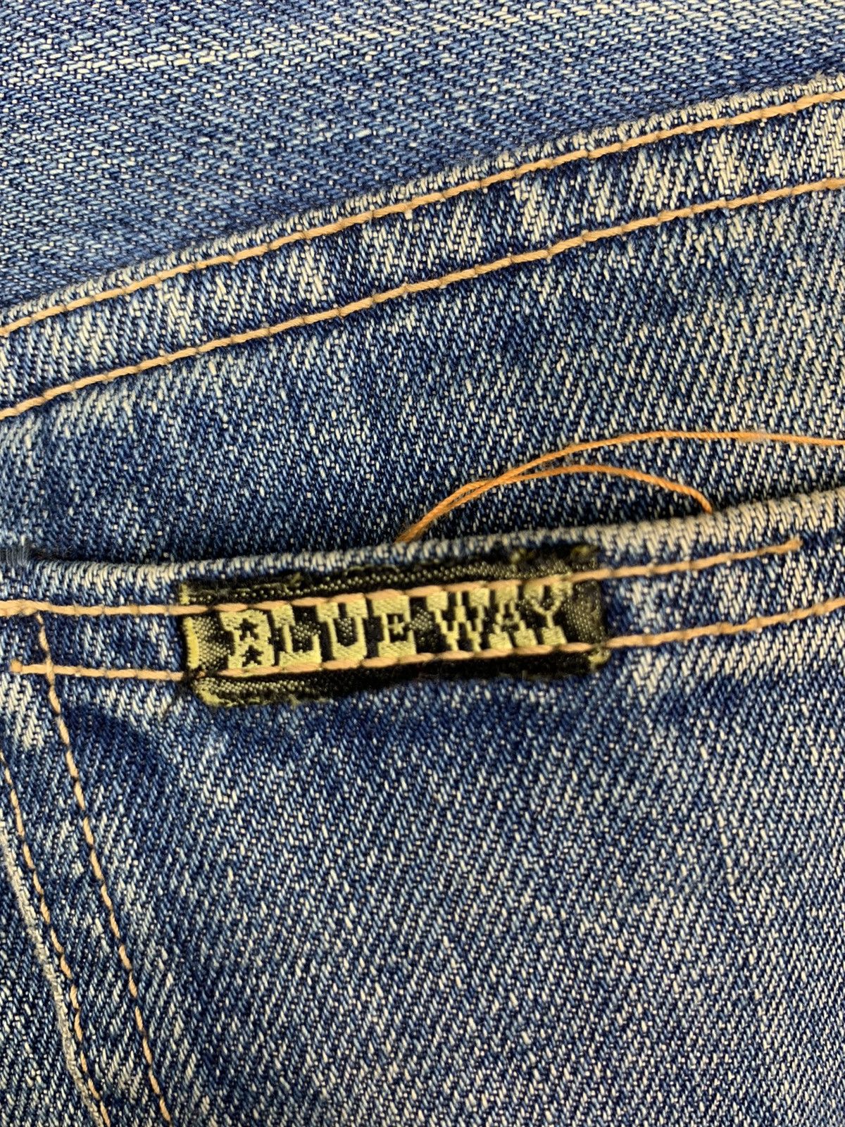 Jean × Vintage Vintage Japanese Brand Blue Way Distressed Denim Size US 30 / EU 46 - 24 Thumbnail