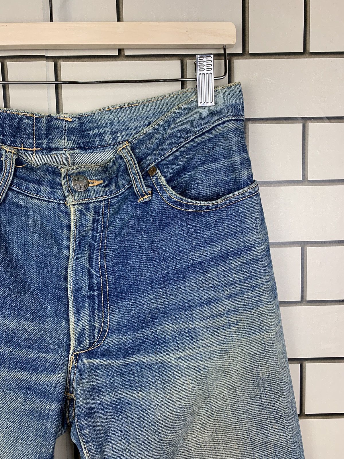Jean × Vintage Vintage Japanese Brand Blue Way Distressed Denim Size US 30 / EU 46 - 5 Thumbnail