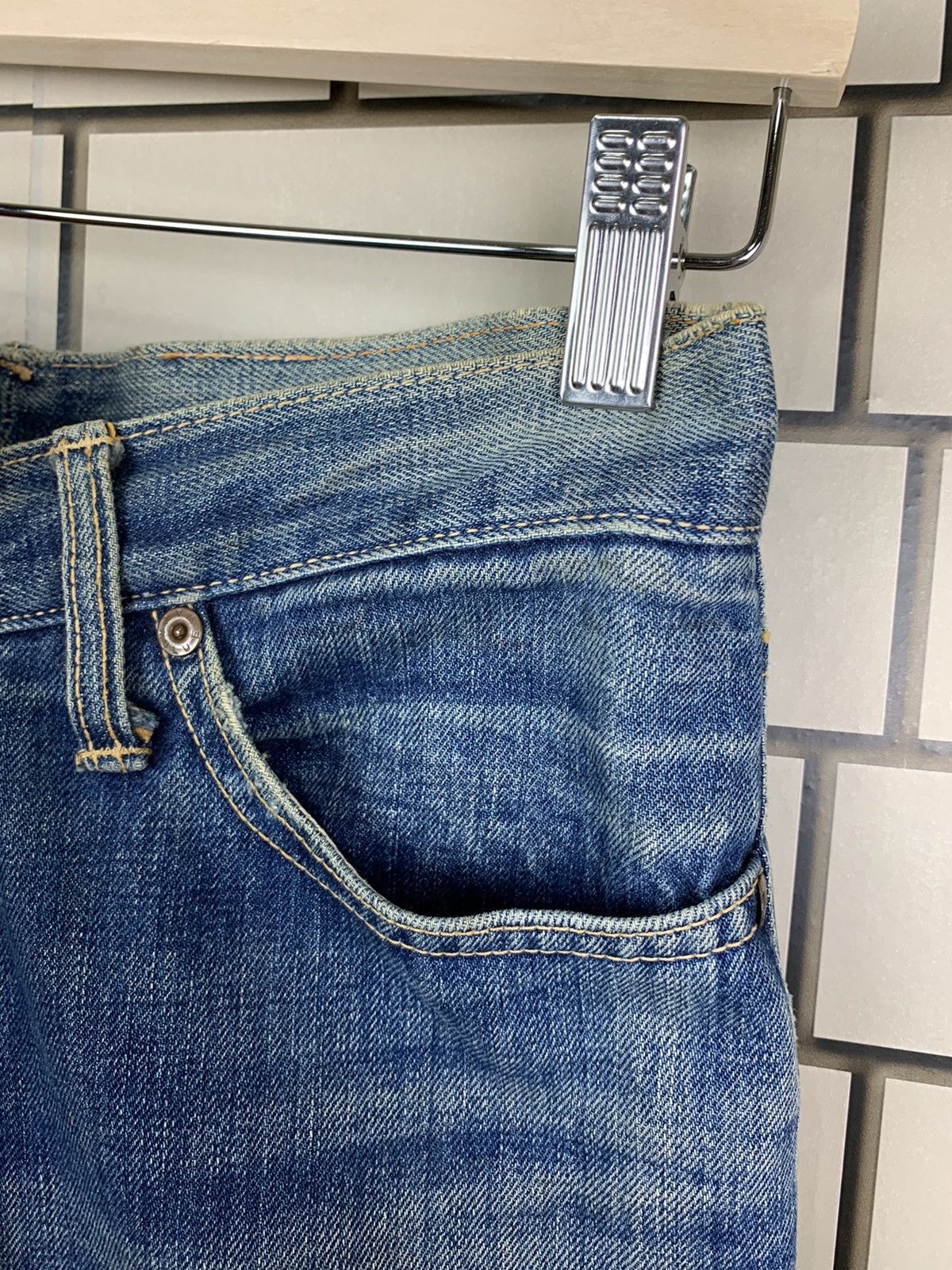 Jean × Vintage Vintage Japanese Brand Blue Way Distressed Denim Size US 30 / EU 46 - 14 Thumbnail
