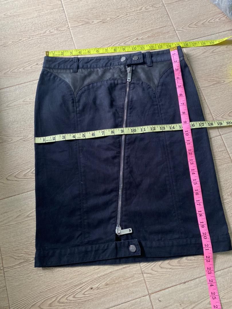 Armani × Emporio Armani Archive Emporio Armani Zipper Skirt Size 28" / US 6 / IT 42 - 16 Thumbnail