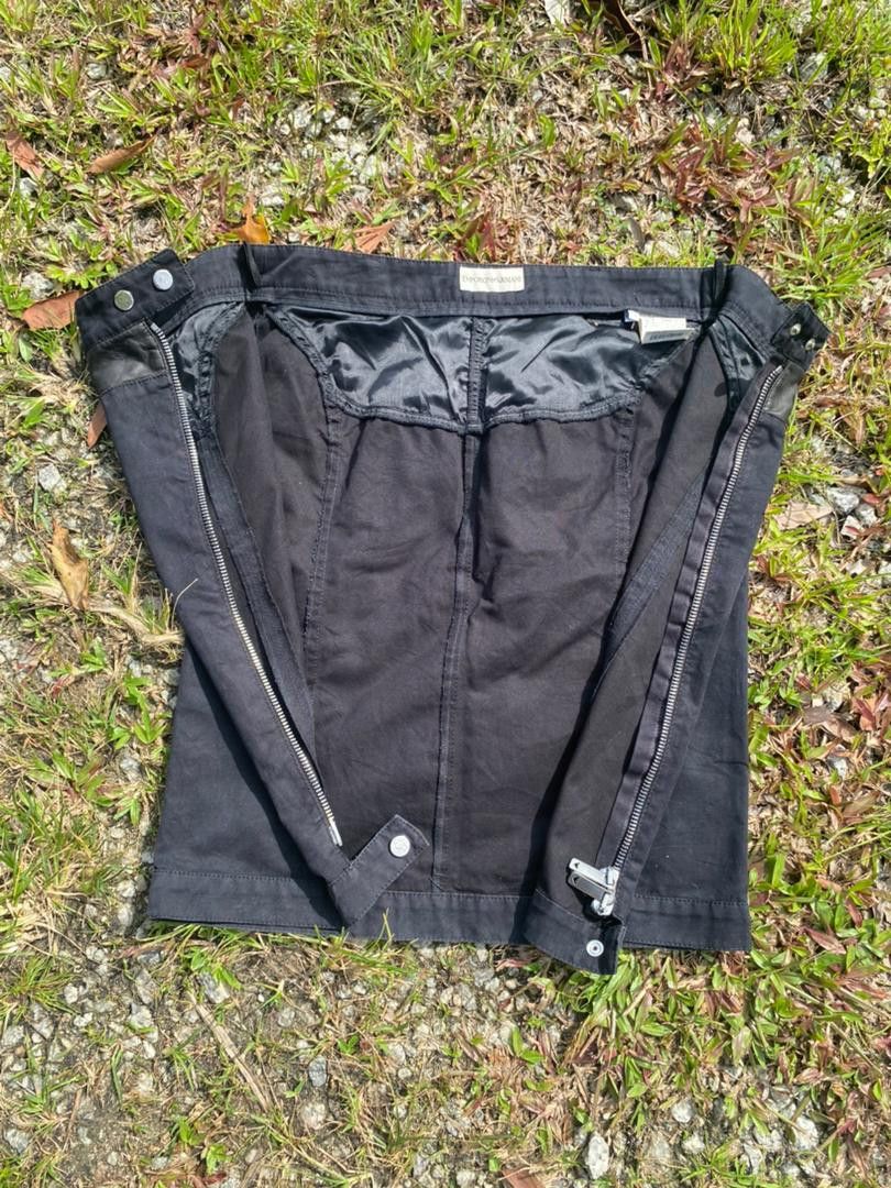 Armani × Emporio Armani Archive Emporio Armani Zipper Skirt Size 28" / US 6 / IT 42 - 11 Thumbnail