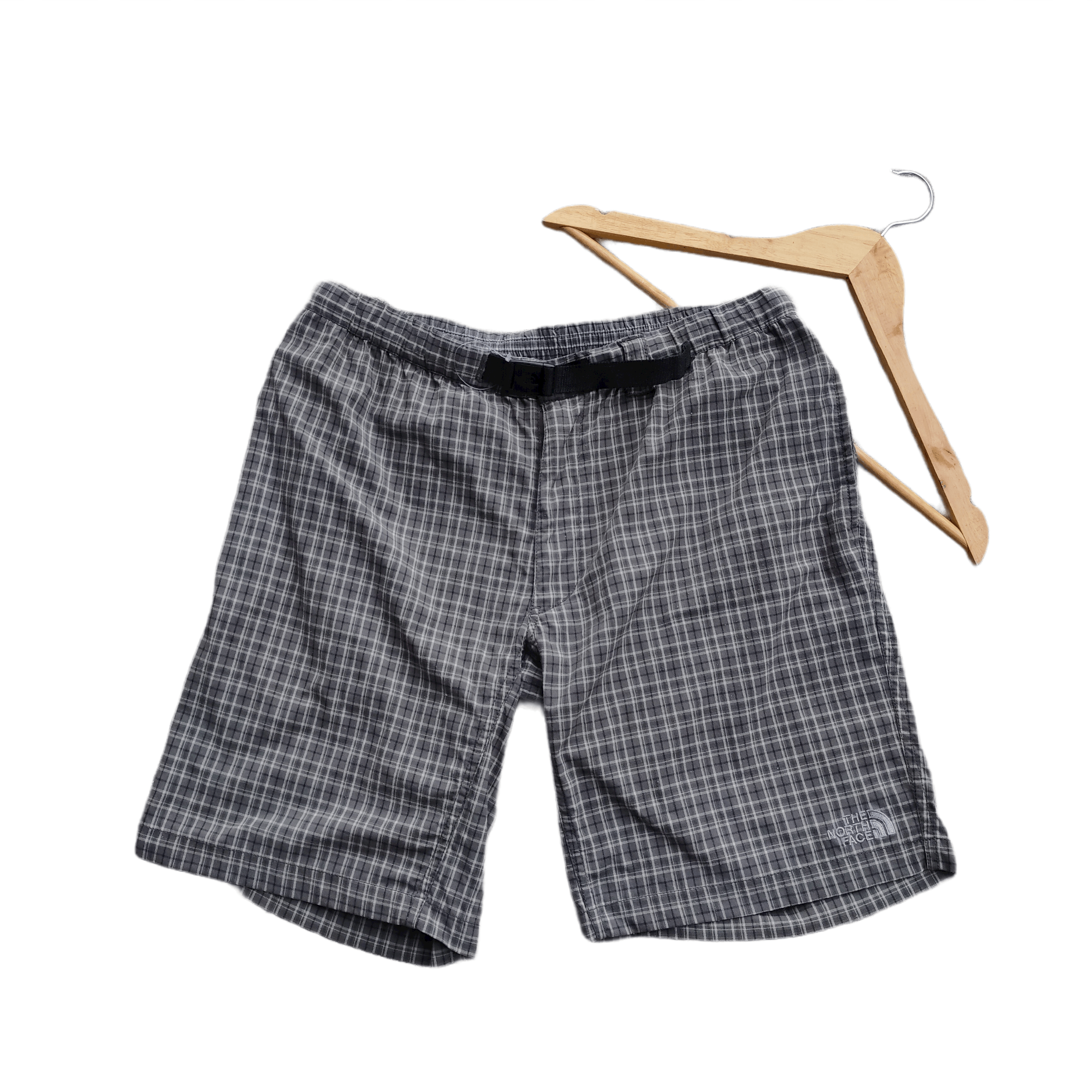 Japanese Brand Vintage THE NORTH FACE Pant Short Embroidery Logo Belt Size US 34 / EU 50 - 1 Thumbnail