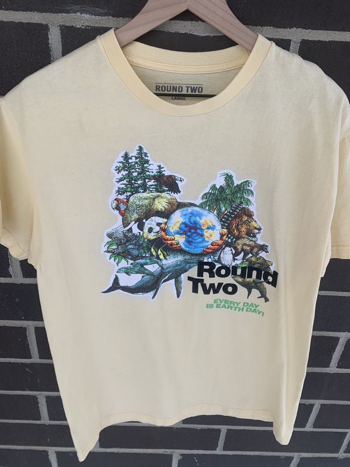 Vintage Round Two Vintage Style Earth Day T-shirt | Grailed