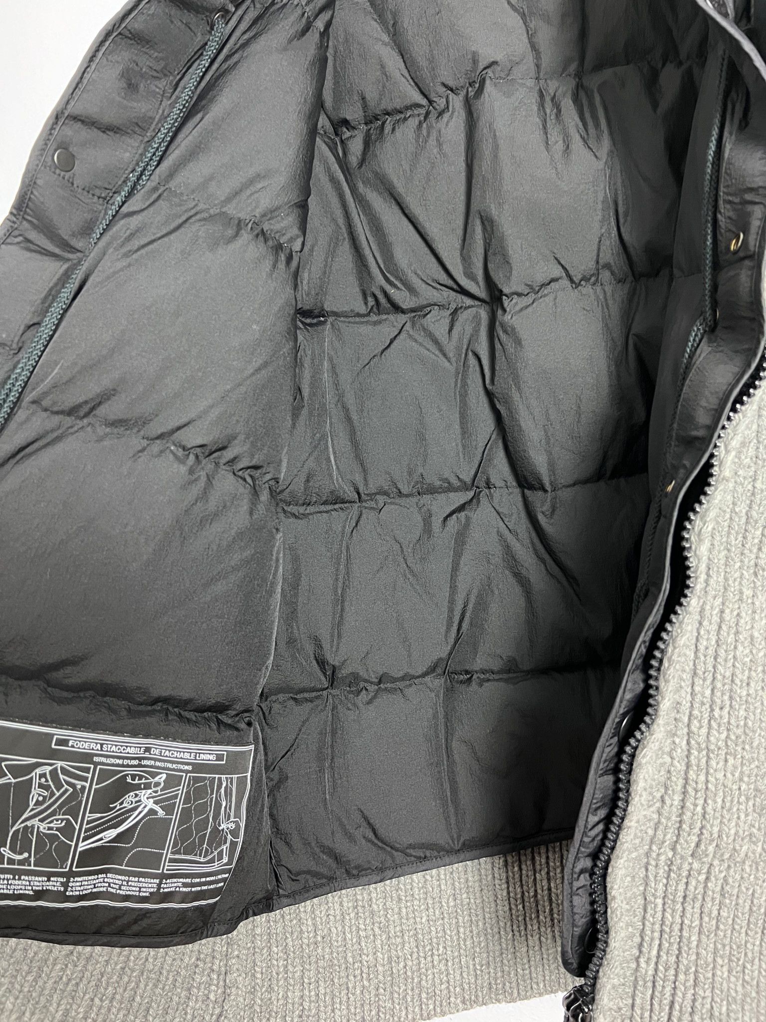 Stone Island Cable-Knit Jacket with Detachable Padded Liner Size US XL / EU 56 / 4 - 4 Thumbnail