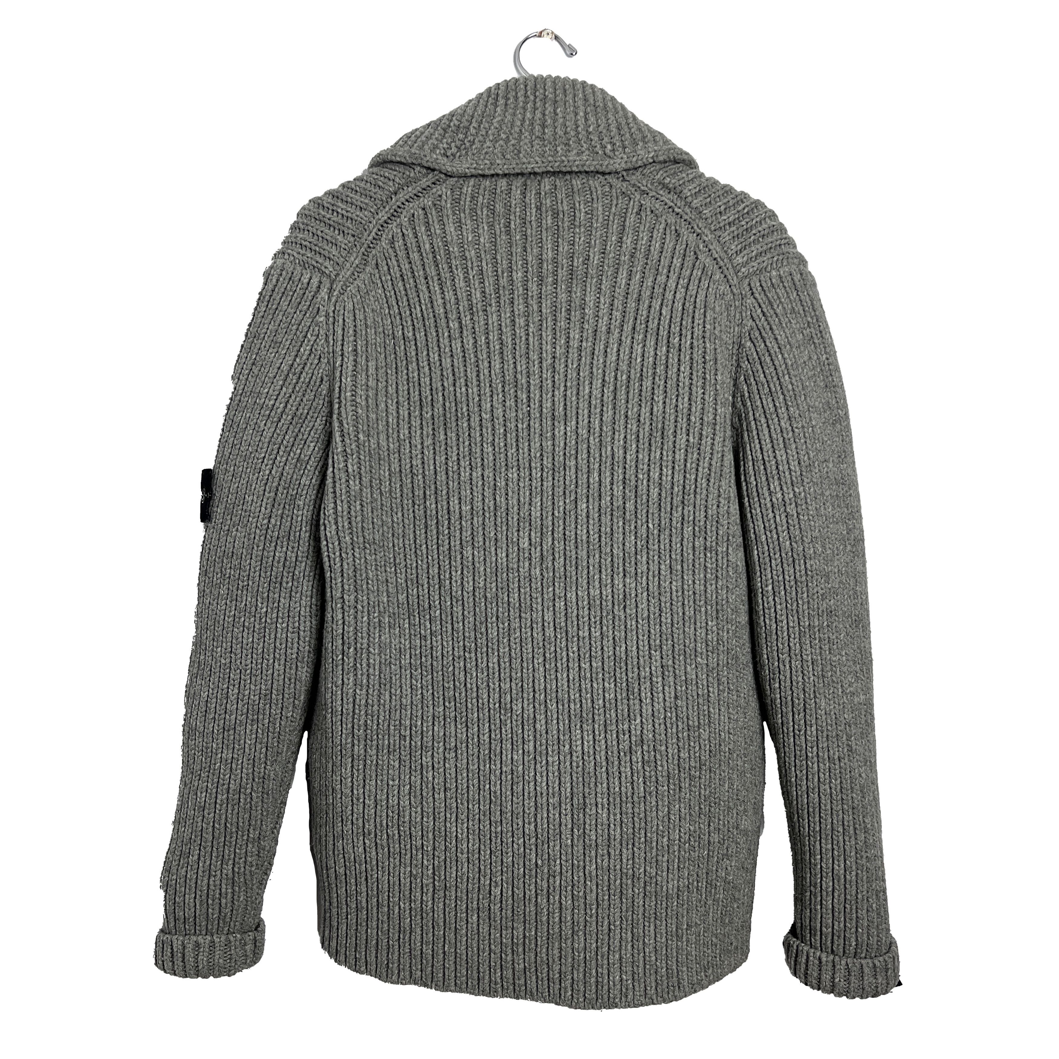 Stone Island Cable-Knit Jacket with Detachable Padded Liner Size US XL / EU 56 / 4 - 2 Thumbnail