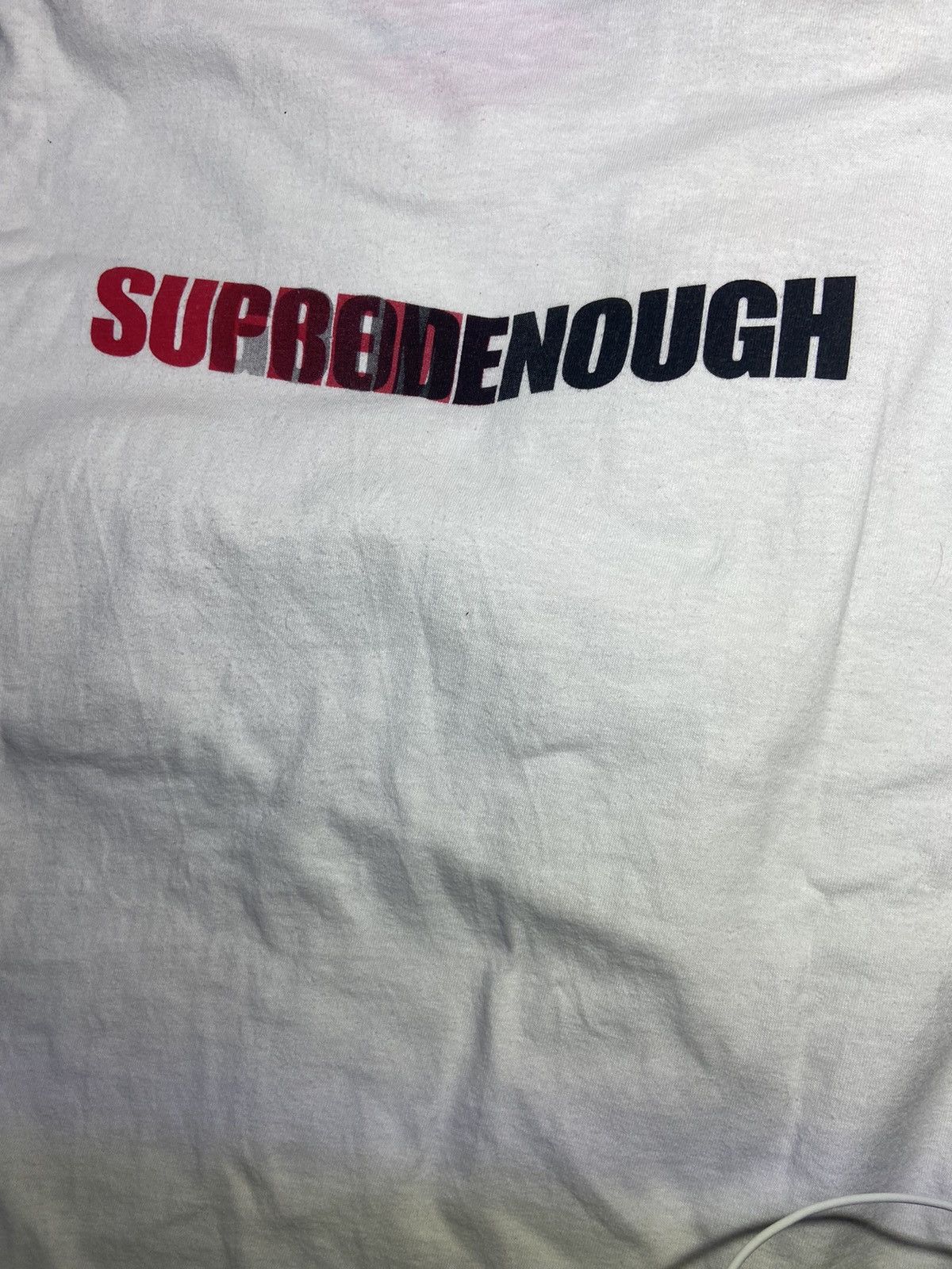 Supreme Supreme Good Enough Tee (1999) Size US L / EU 52-54 / 3 - 5 Thumbnail